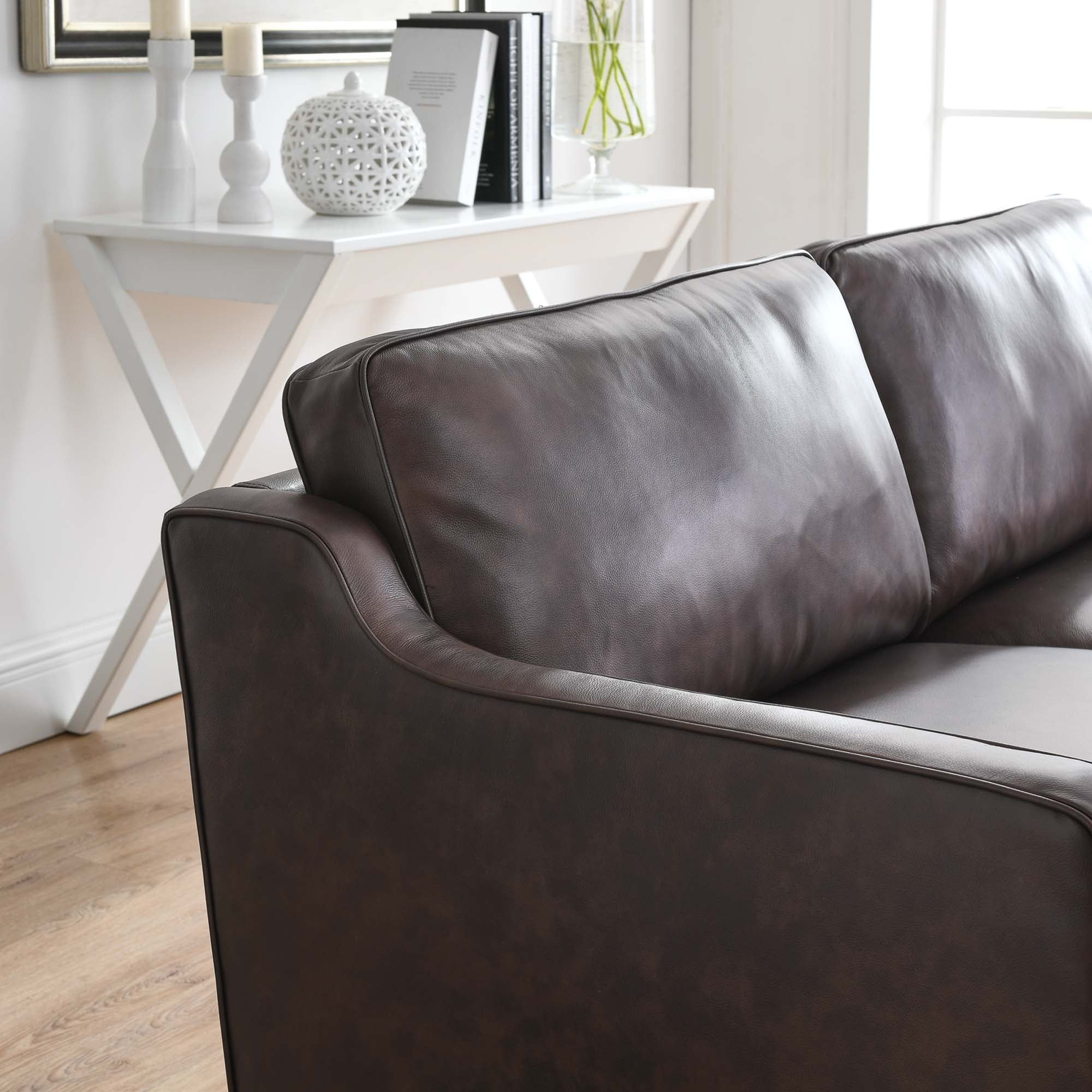 Modway Impart Genuine Leather Sofa
