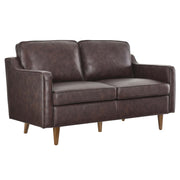 Modway Impart Genuine Leather Loveseat