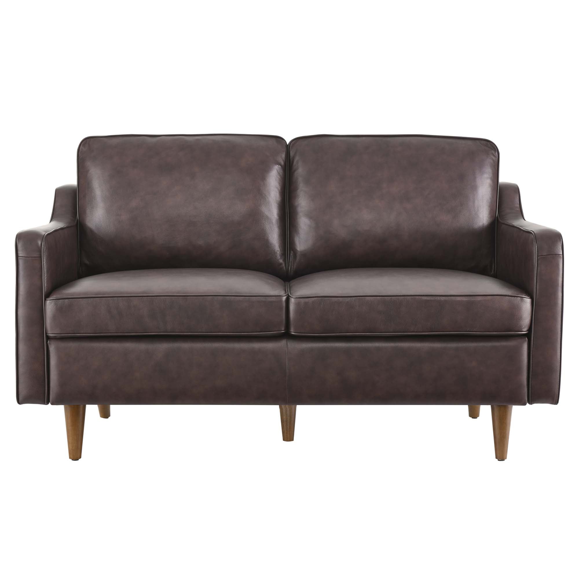 Modway Impart Genuine Leather Loveseat