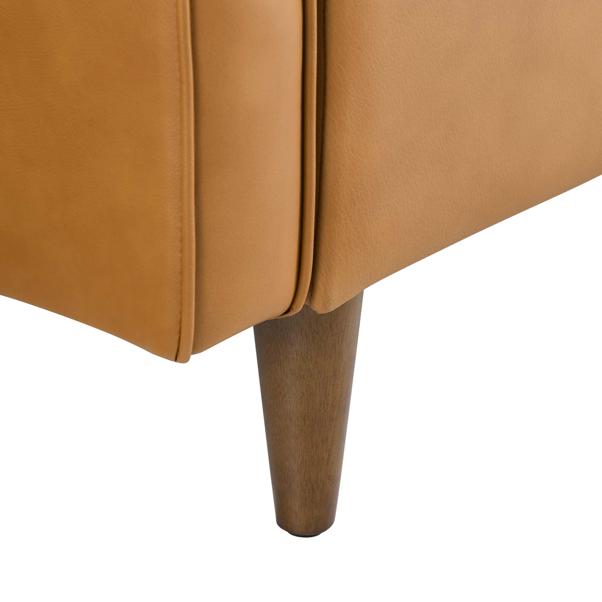 Modway Impart Genuine Leather Loveseat