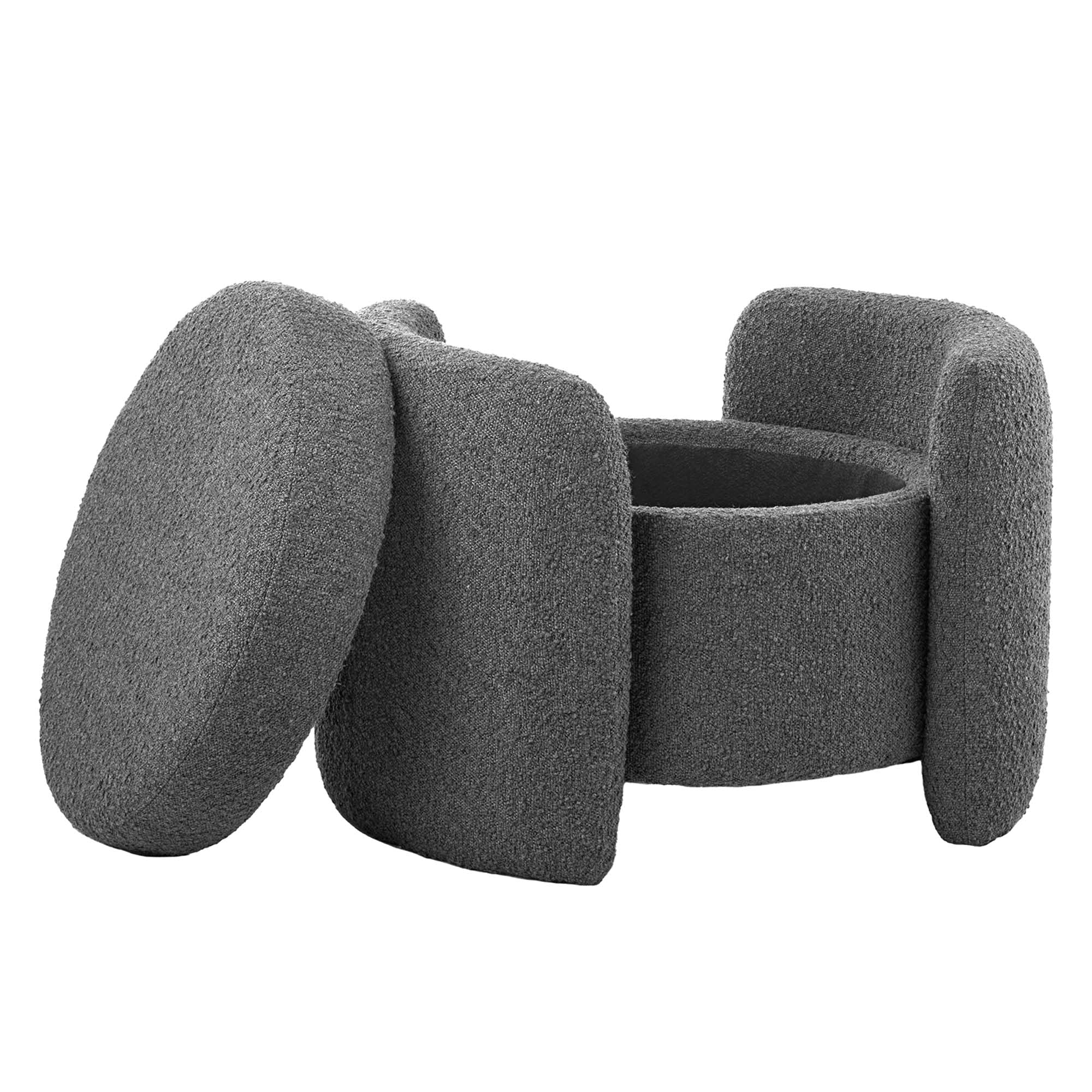 Modway Nebula Boucle Upholstered Ottoman