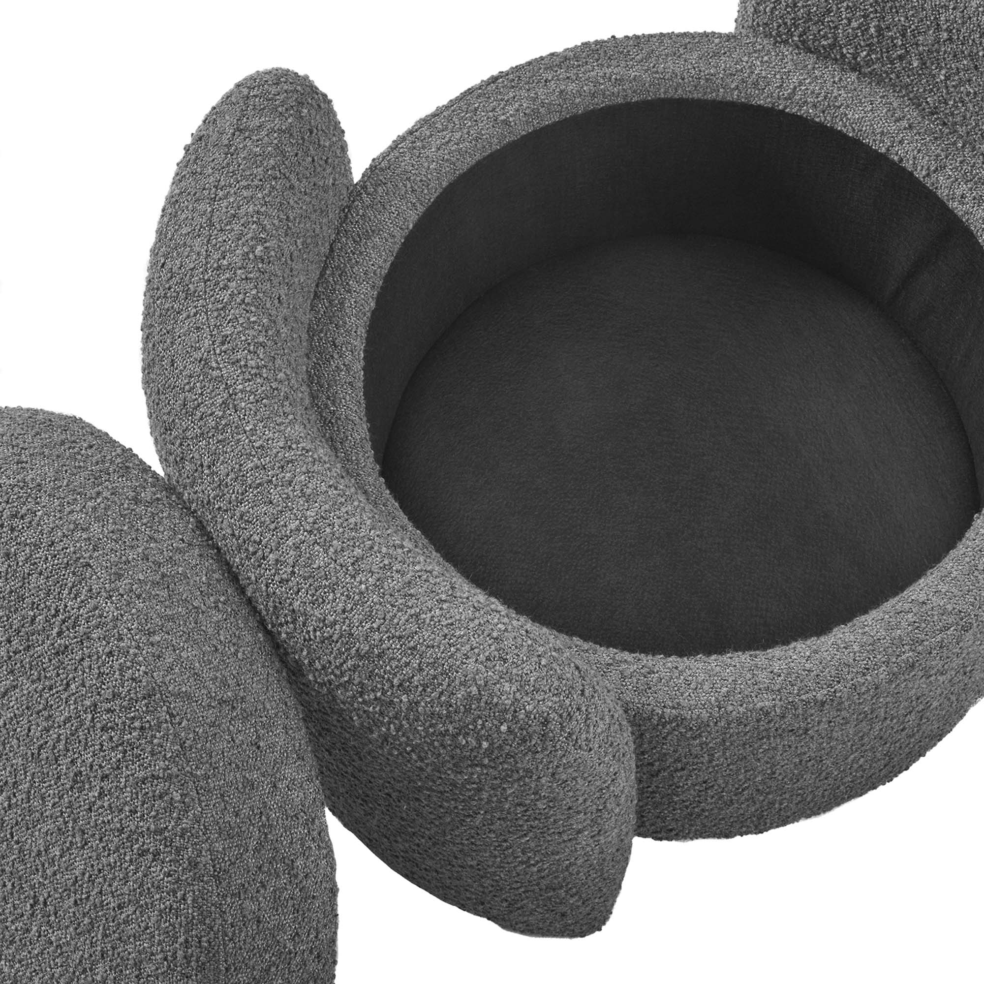 Modway Nebula Boucle Upholstered Ottoman