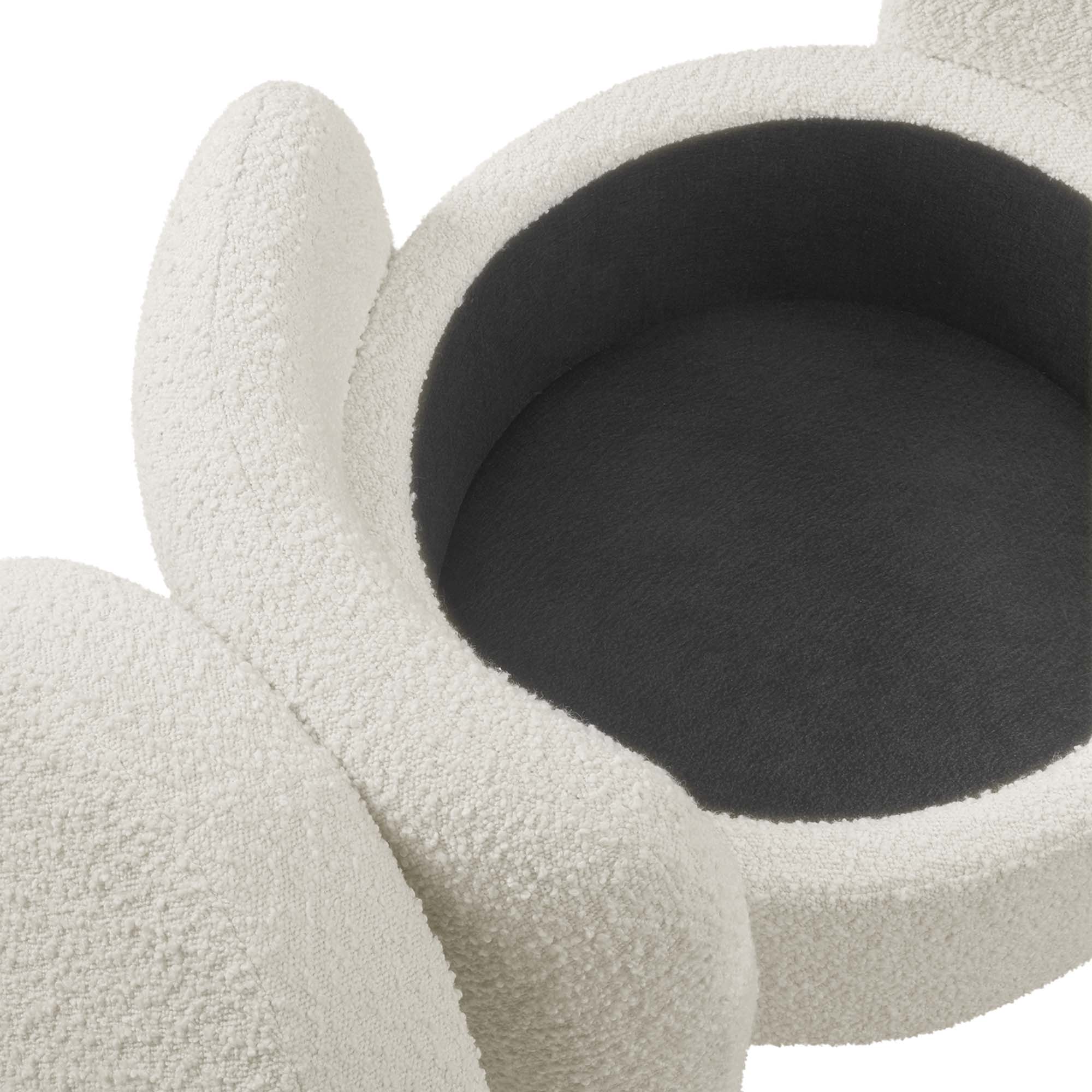 Modway Nebula Boucle Upholstered Ottoman