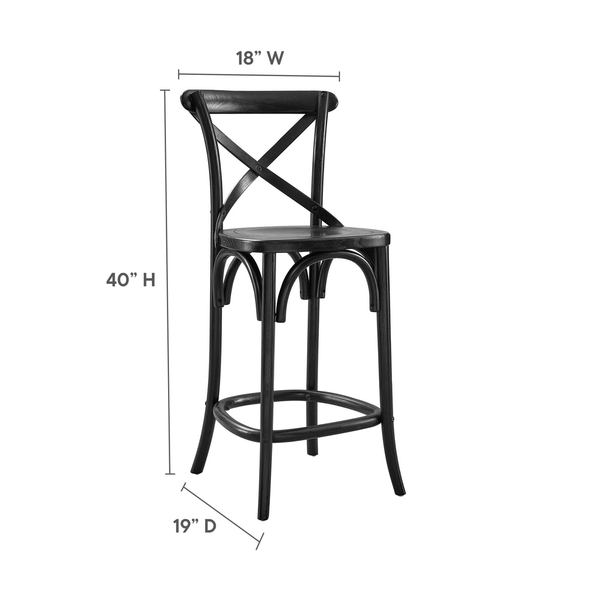 Modway Gear Counter Stool