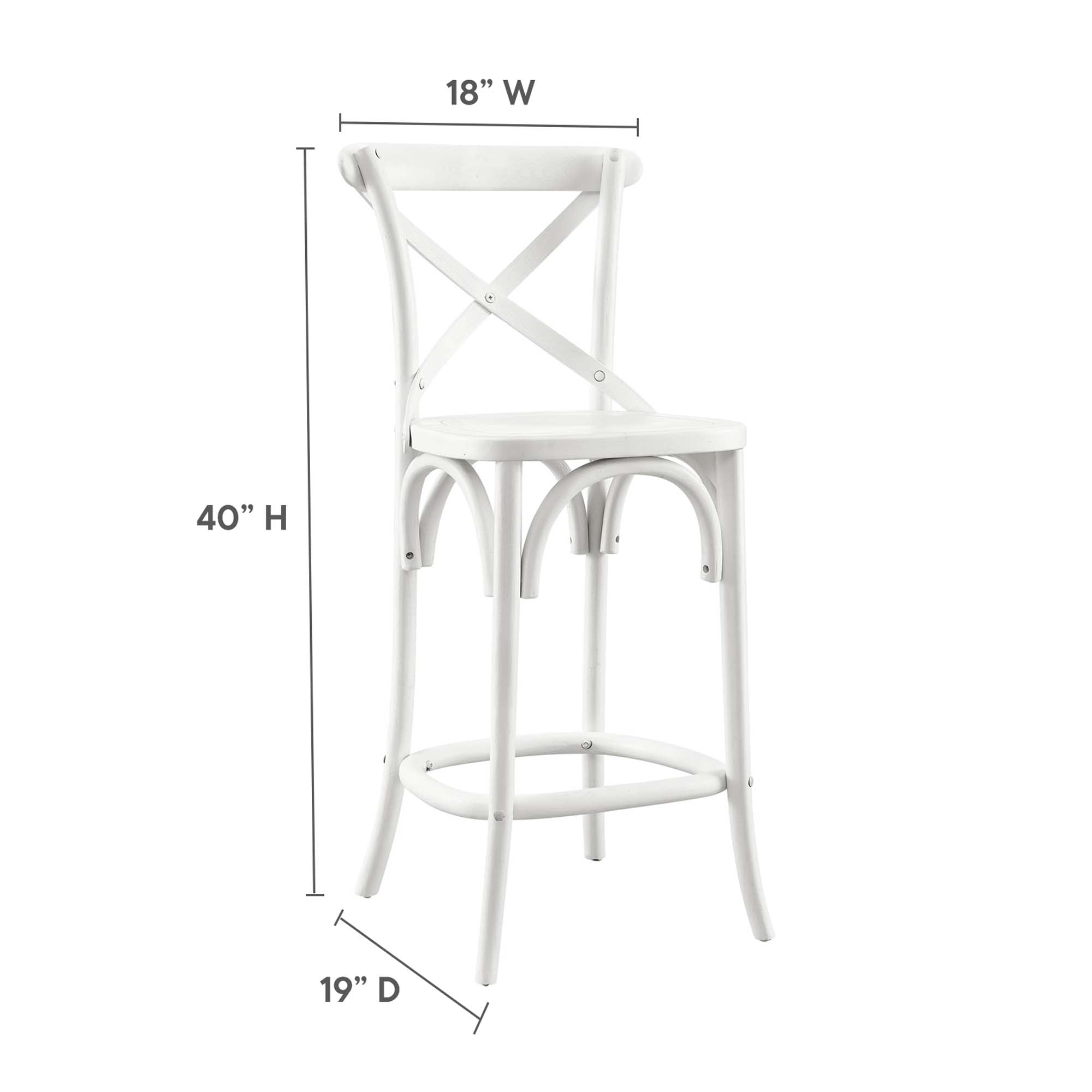 Modway Gear Counter Stool