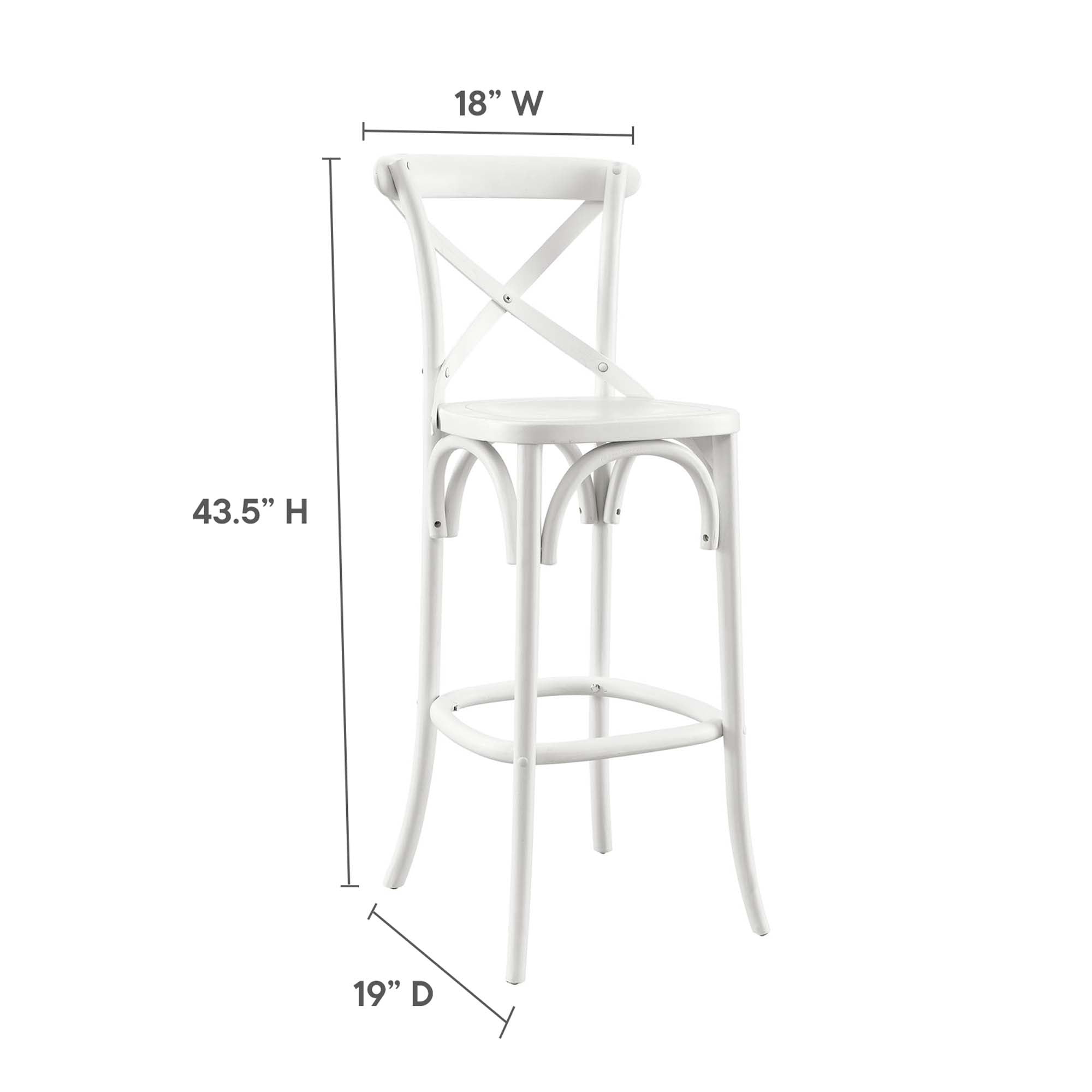 Modway Gear Bar Stool
