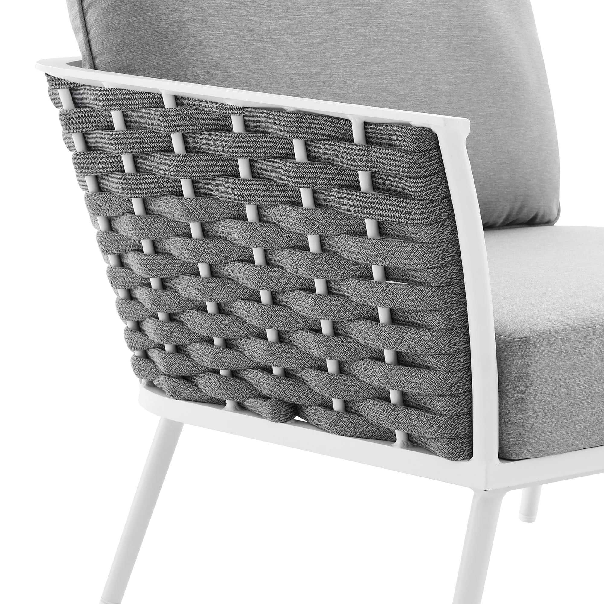 Modway Stance Outdoor Patio Aluminum Left-Facing Armchair