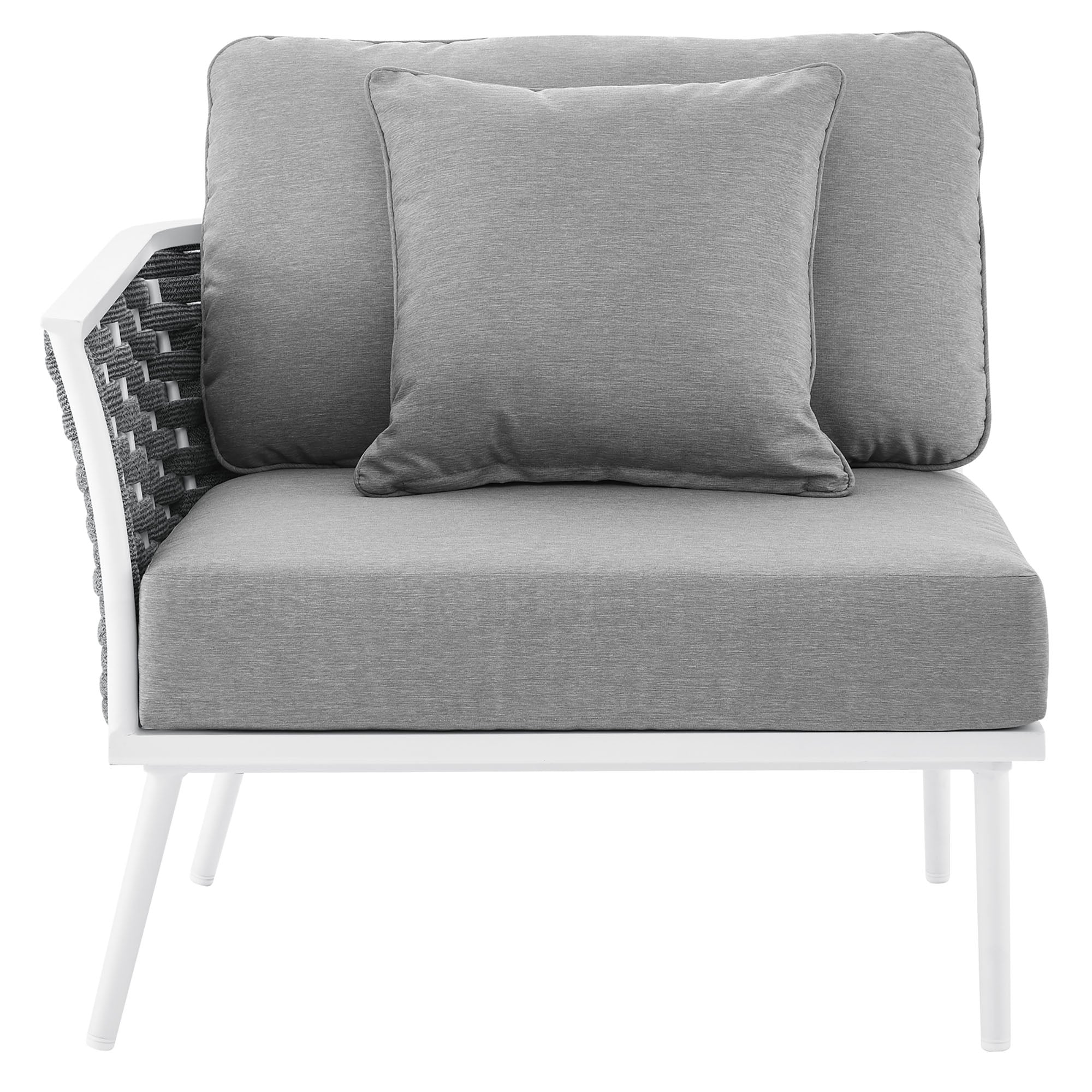 Modway Stance Outdoor Patio Aluminum Left-Facing Armchair