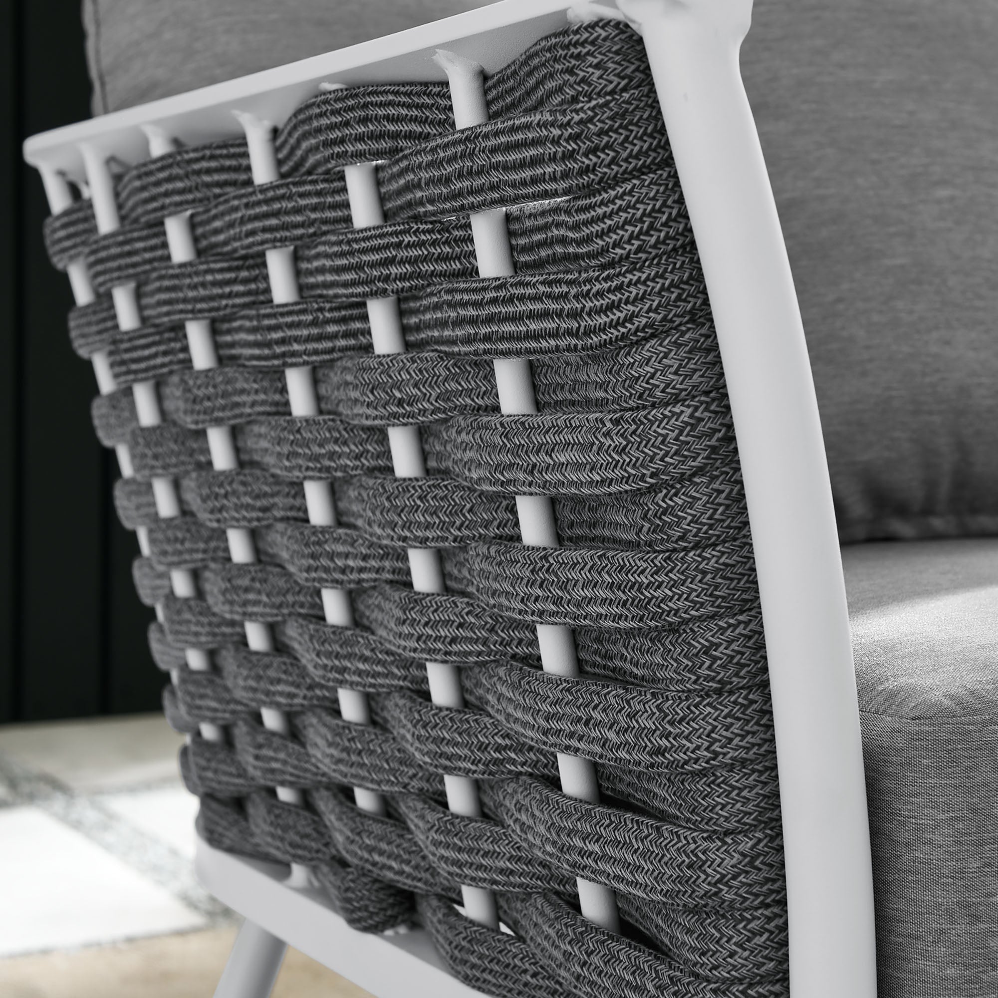 Modway Stance Outdoor Patio Aluminum Left-Facing Armchair
