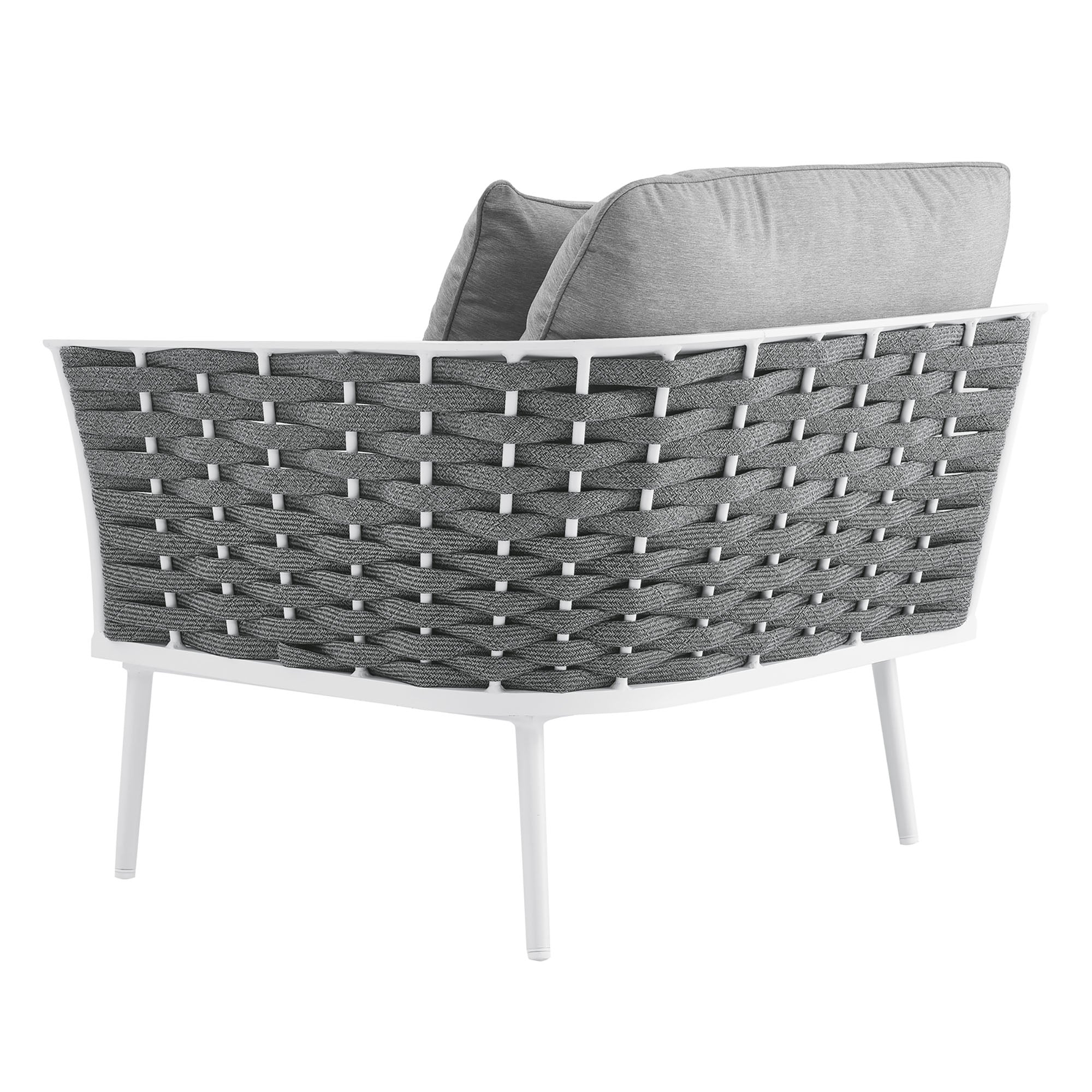 Modway Stance Outdoor Patio Aluminum Right-Facing Armchair