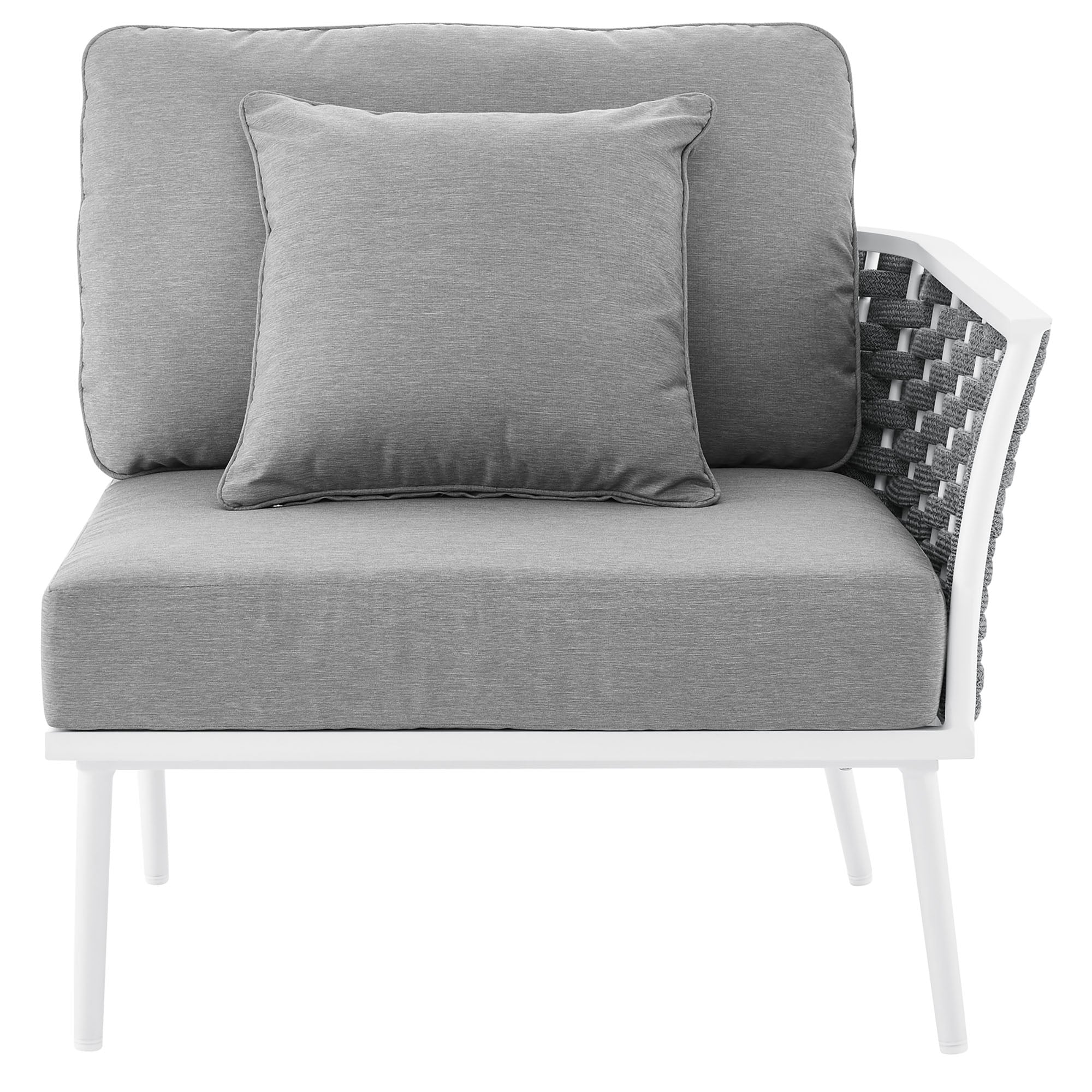 Modway Stance Outdoor Patio Aluminum Right-Facing Armchair