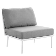 Modway Stance Outdoor Patio Aluminum Armless Chair