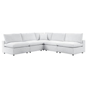 Modway Commix 5-Piece Sunbrella® Outdoor Patio Sectional Sofa