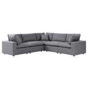 Modway EEI-5590 Commix 5-Piece Sunbrella® Outdoor Patio Sectional Sofa