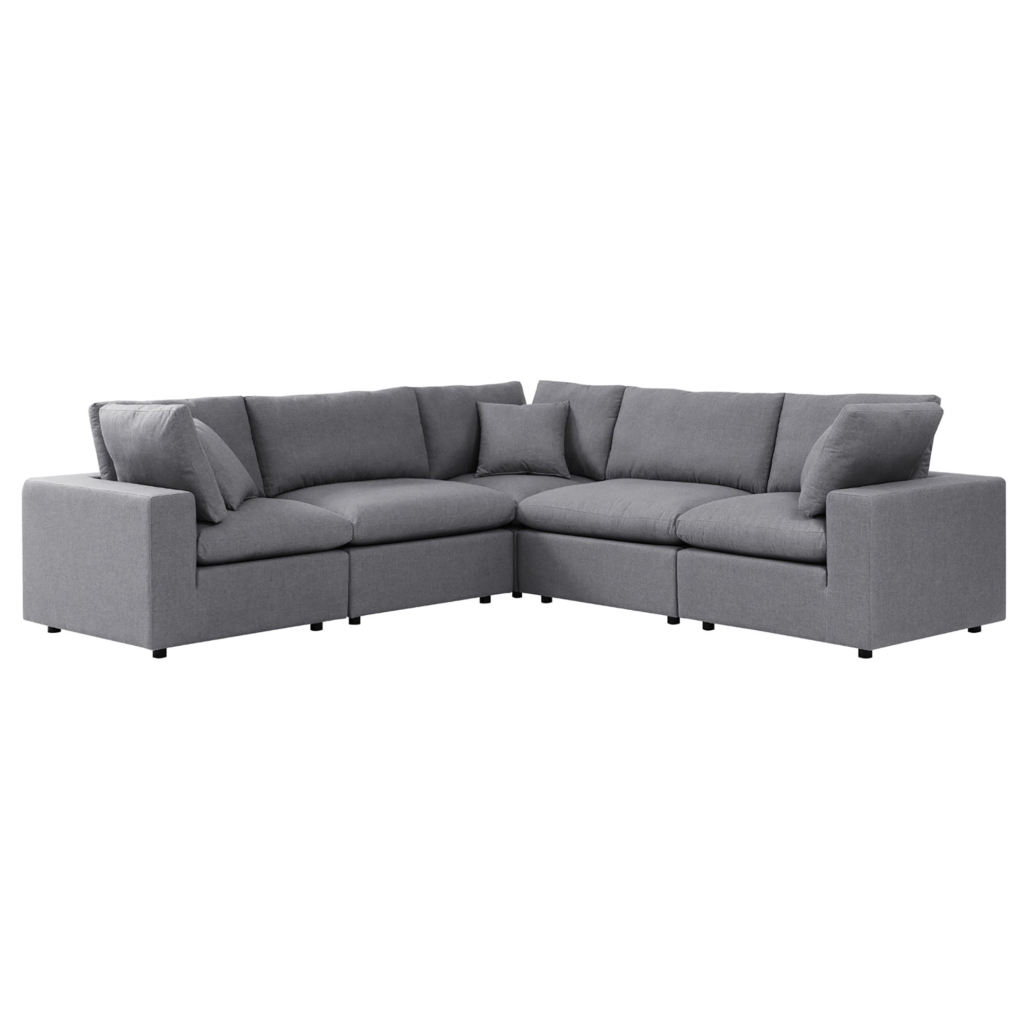 Modway EEI-5590 Commix 5-Piece Sunbrella® Outdoor Patio Sectional Sofa