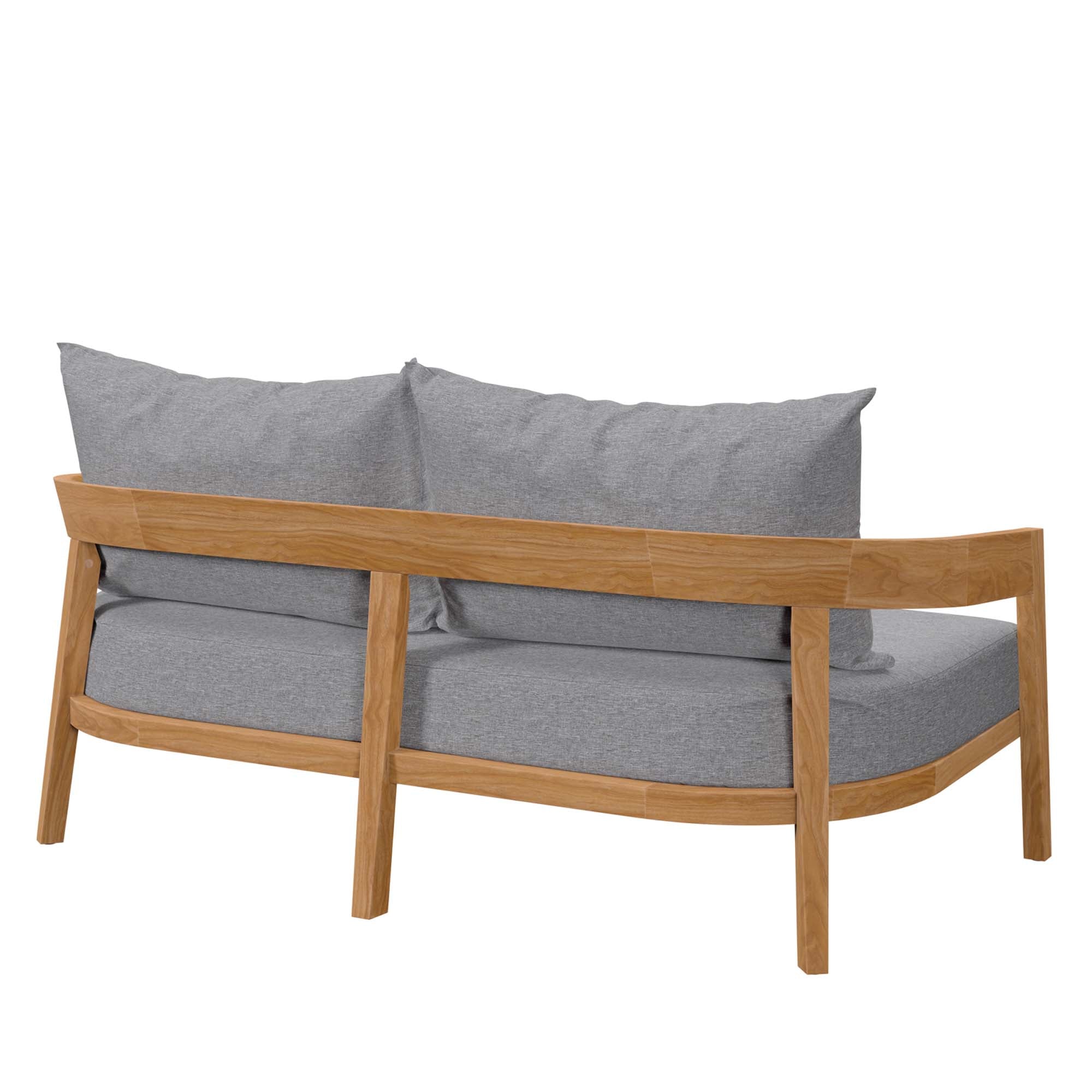Modway Brisbane Teak Wood Outdoor Patio Loveseat