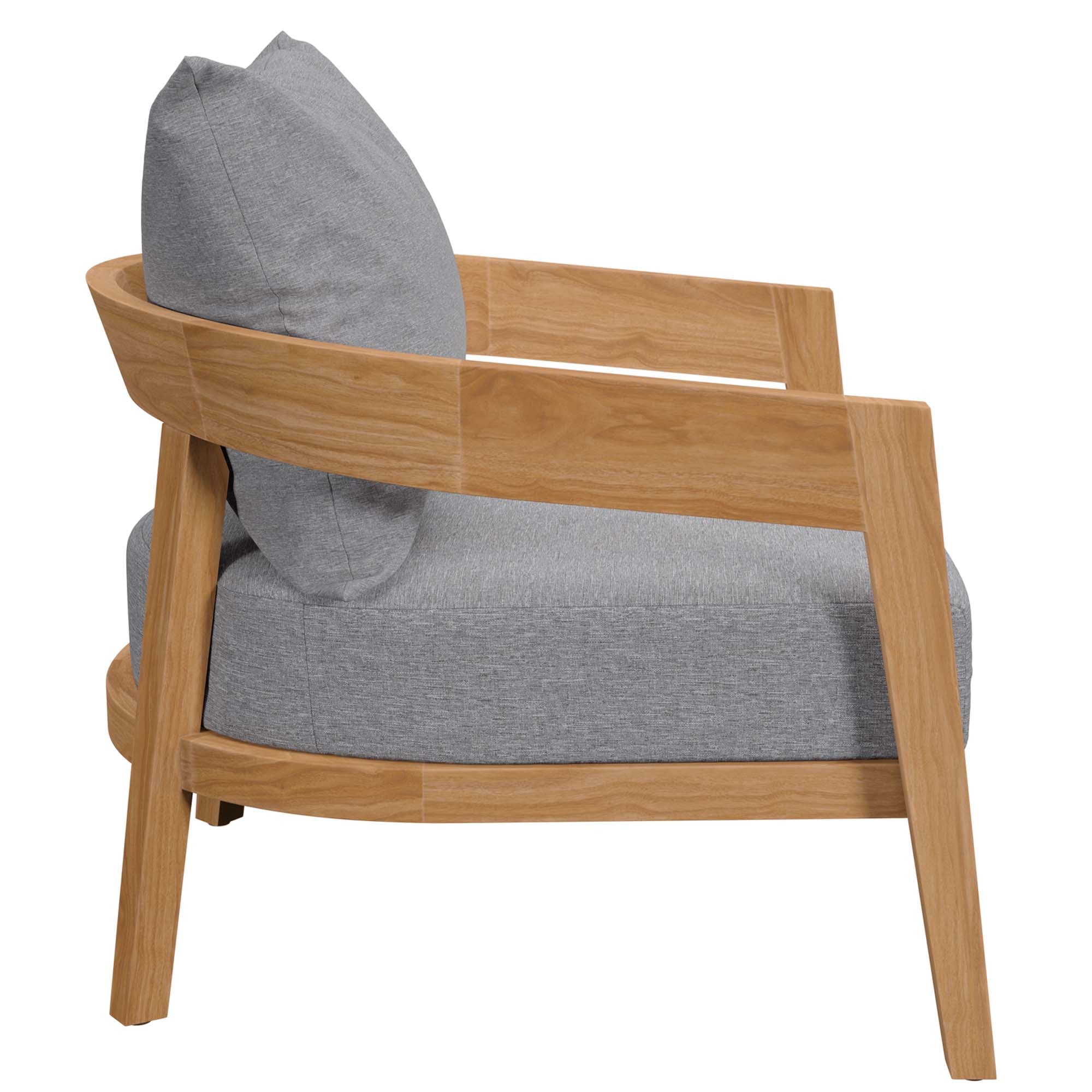 Modway Brisbane Teak Wood Outdoor Patio Armchair