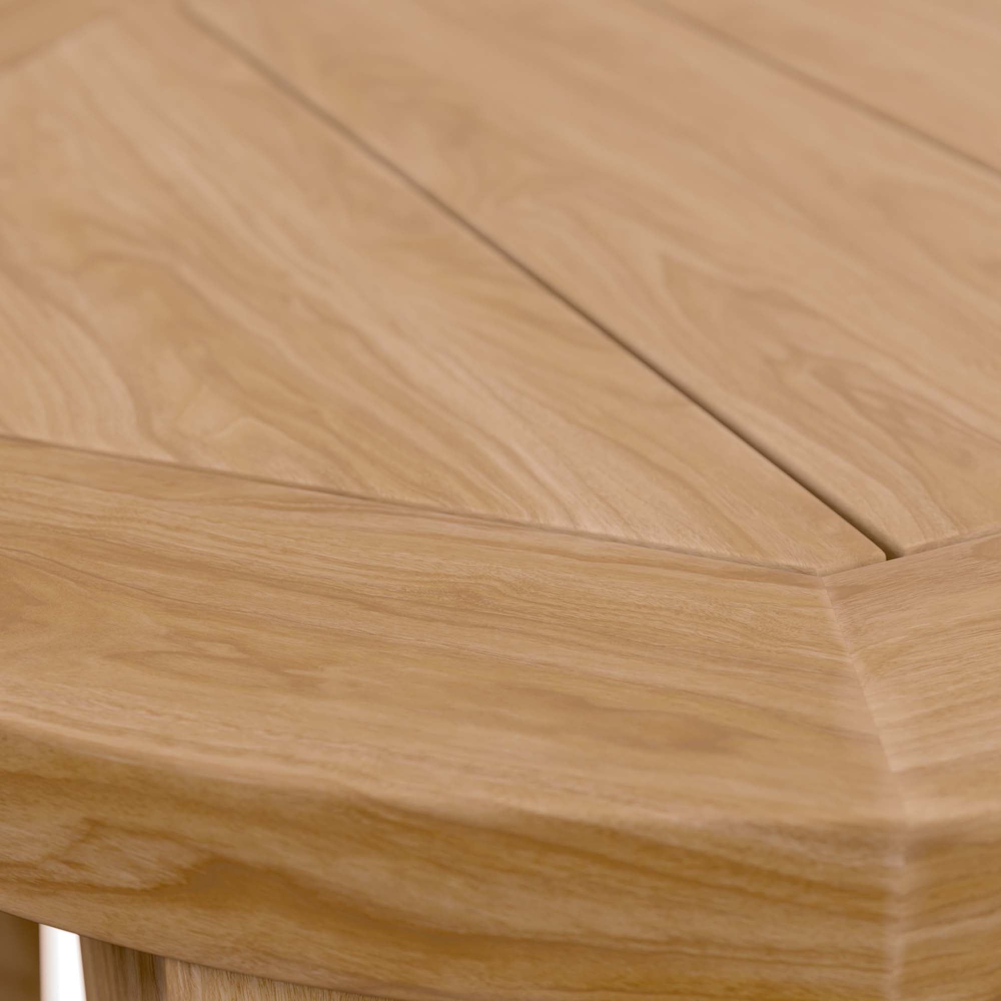 Modway Brisbane Teak Wood Outdoor Patio Side Table