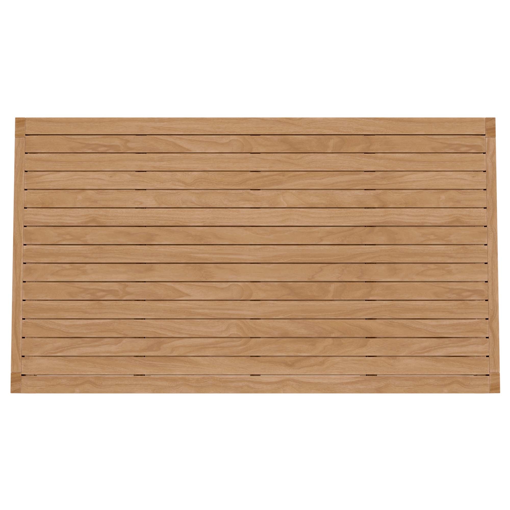 Modway Carlsbad Teak Wood Outdoor Patio Coffee Table