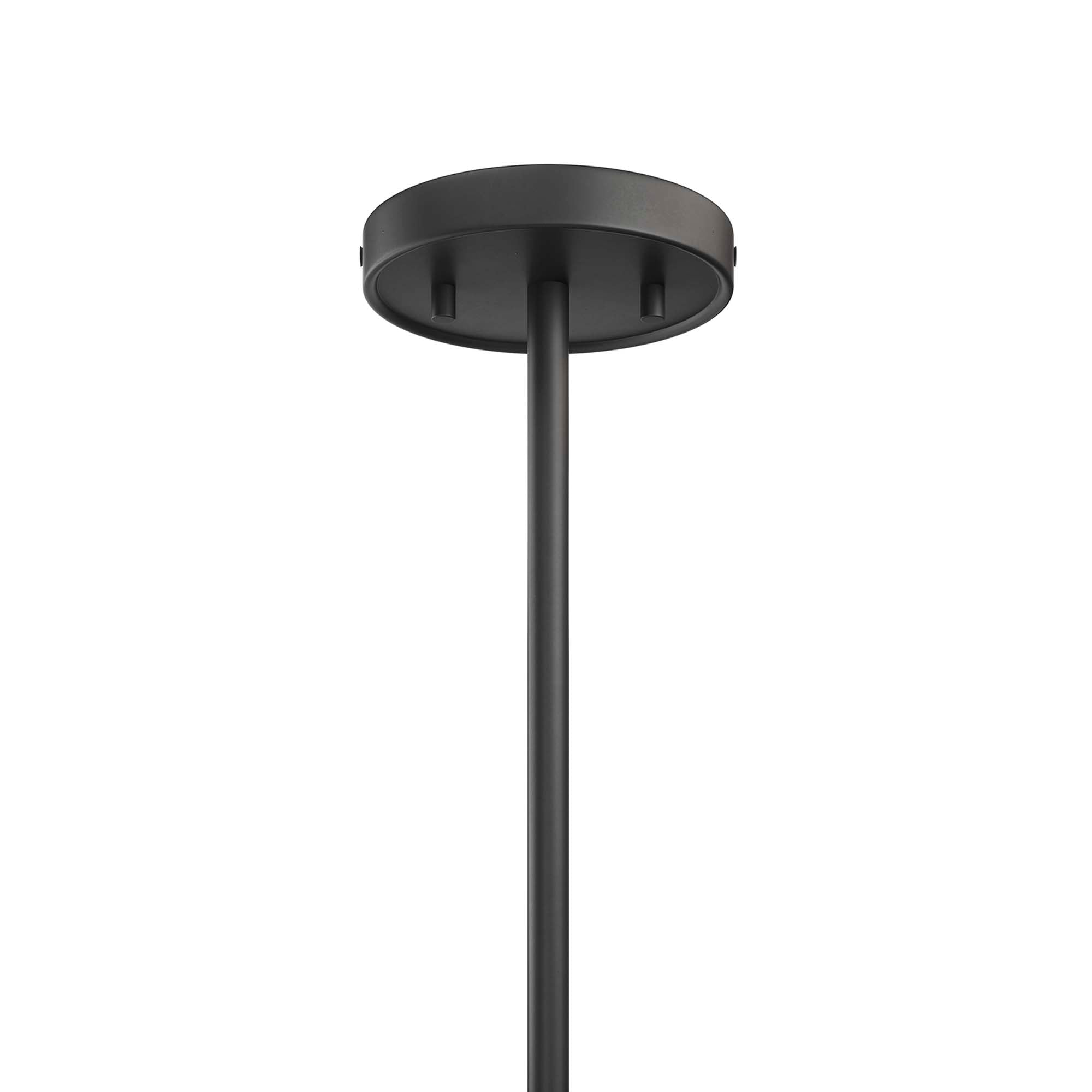 Modway Beacon 6-Light Chandelier with Glass Cone Shades – Clear Satin Brass or Opal Black