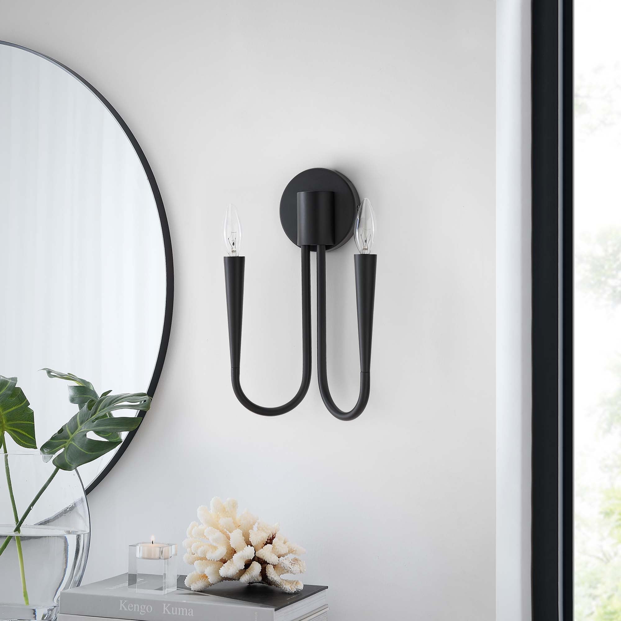 Modway Penrose 2-Light Wall Sconce