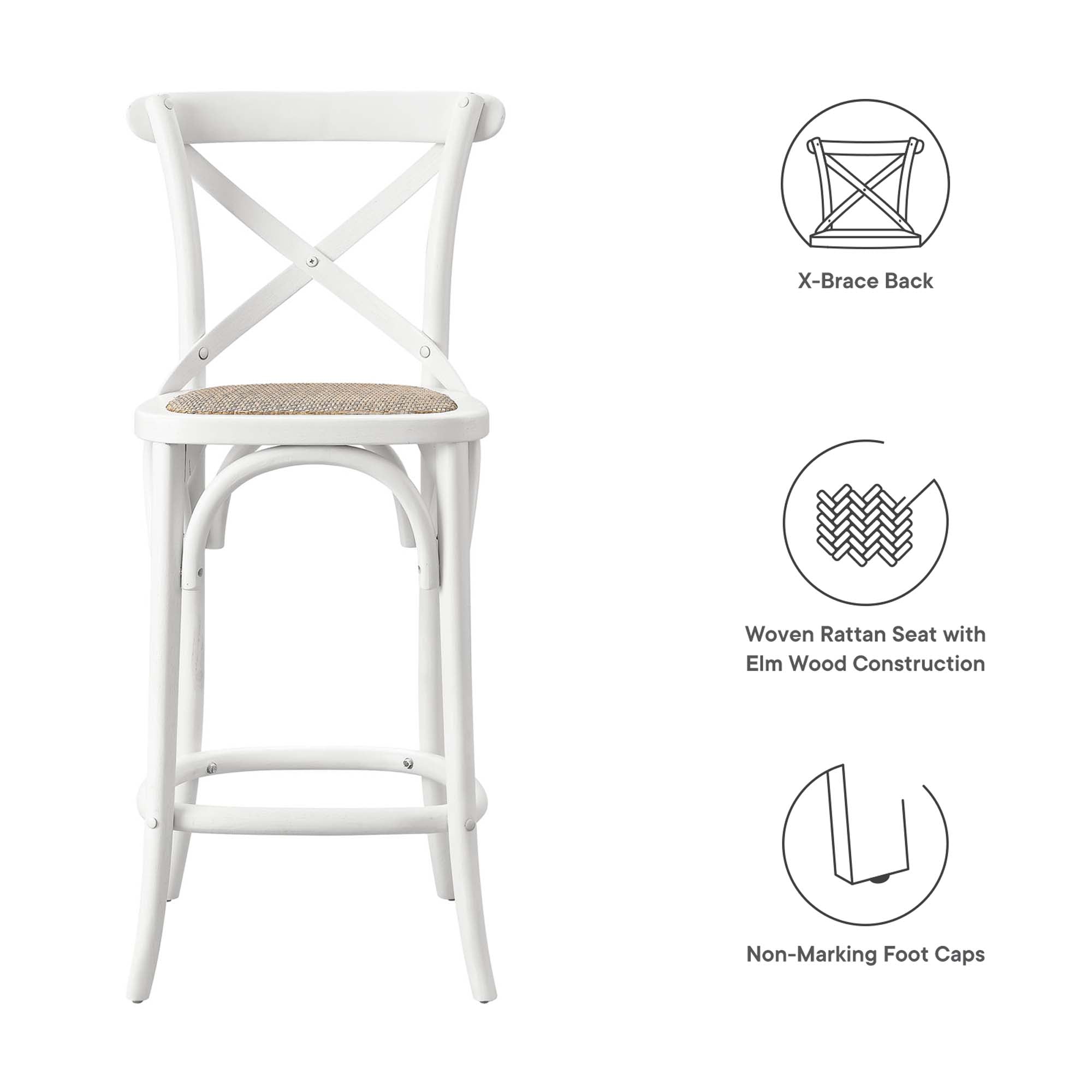 Modway Gear Counter Stool