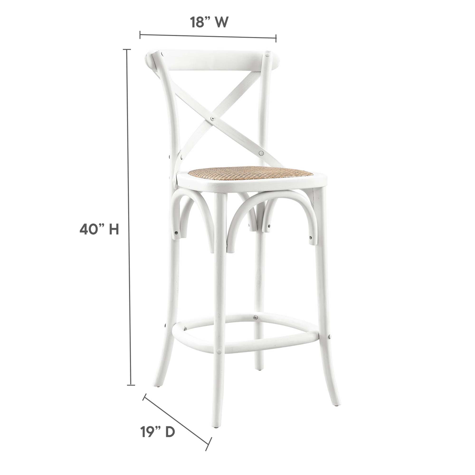 Modway Gear Counter Stool