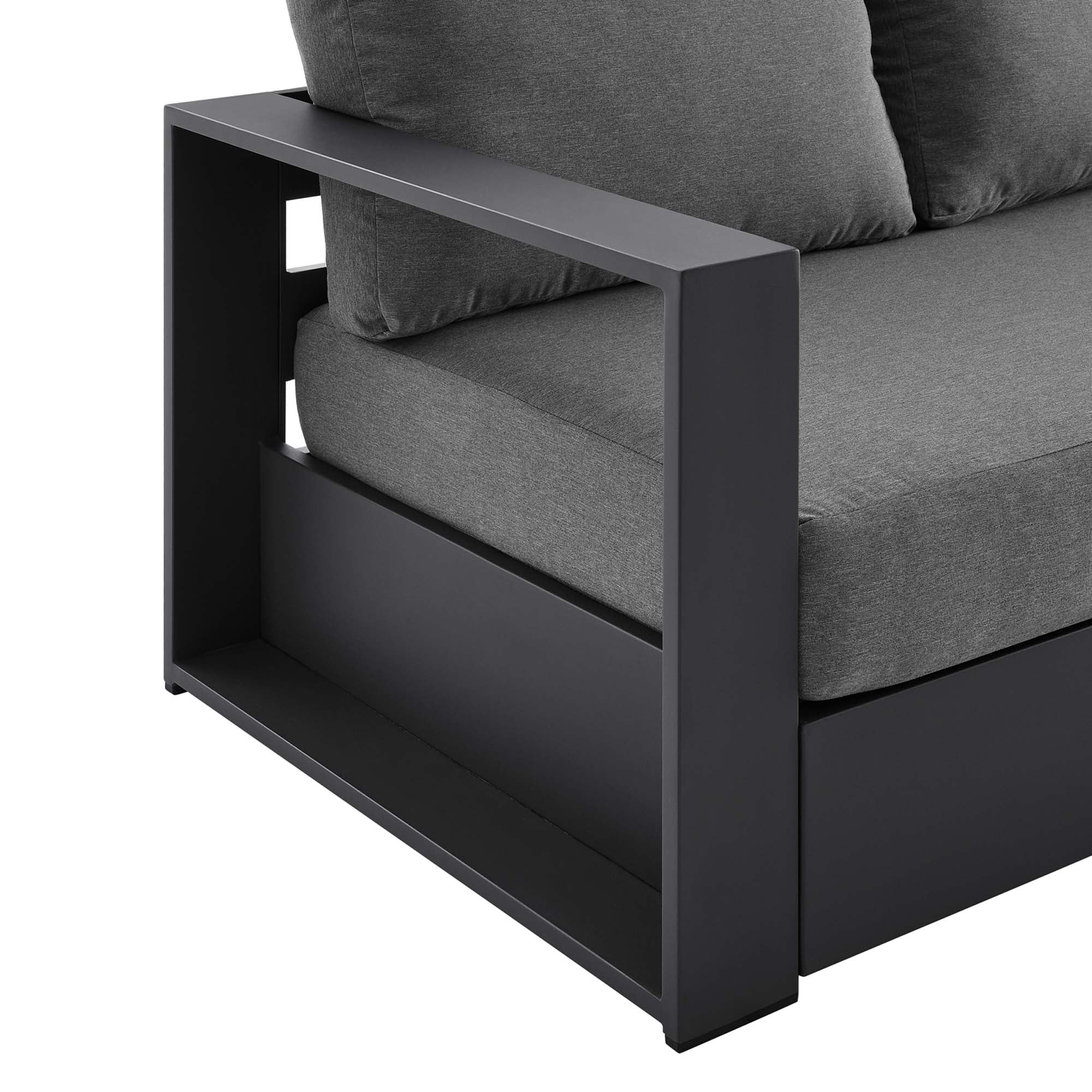 Modway Tahoe Outdoor Patio Powder-Coated Aluminum Sofa