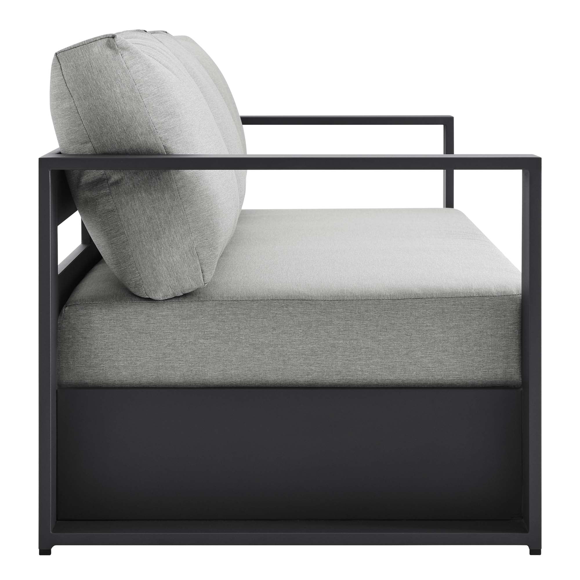 Modway Tahoe Outdoor Patio Powder-Coated Aluminum Sofa