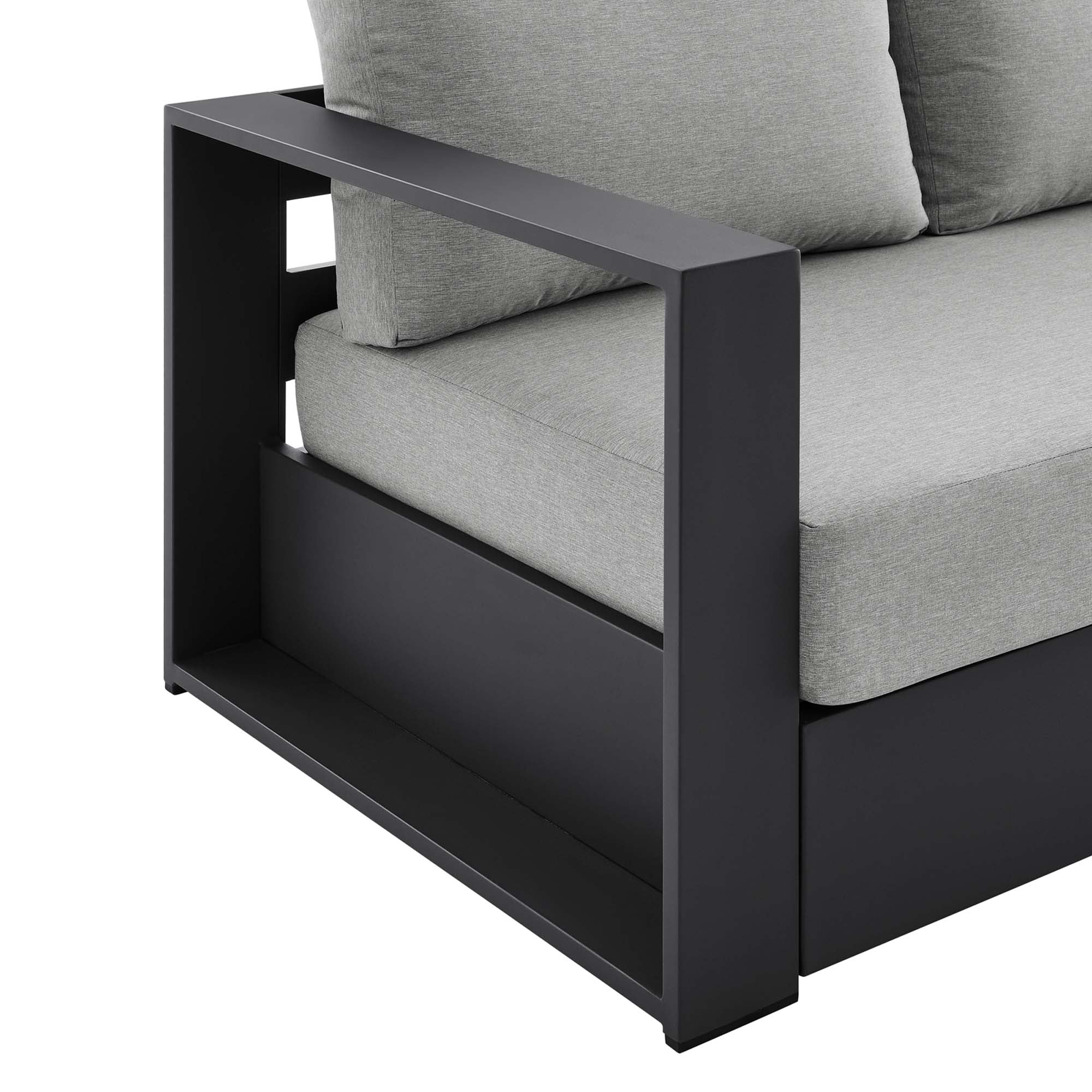 Modway Tahoe Outdoor Patio Powder-Coated Aluminum Sofa