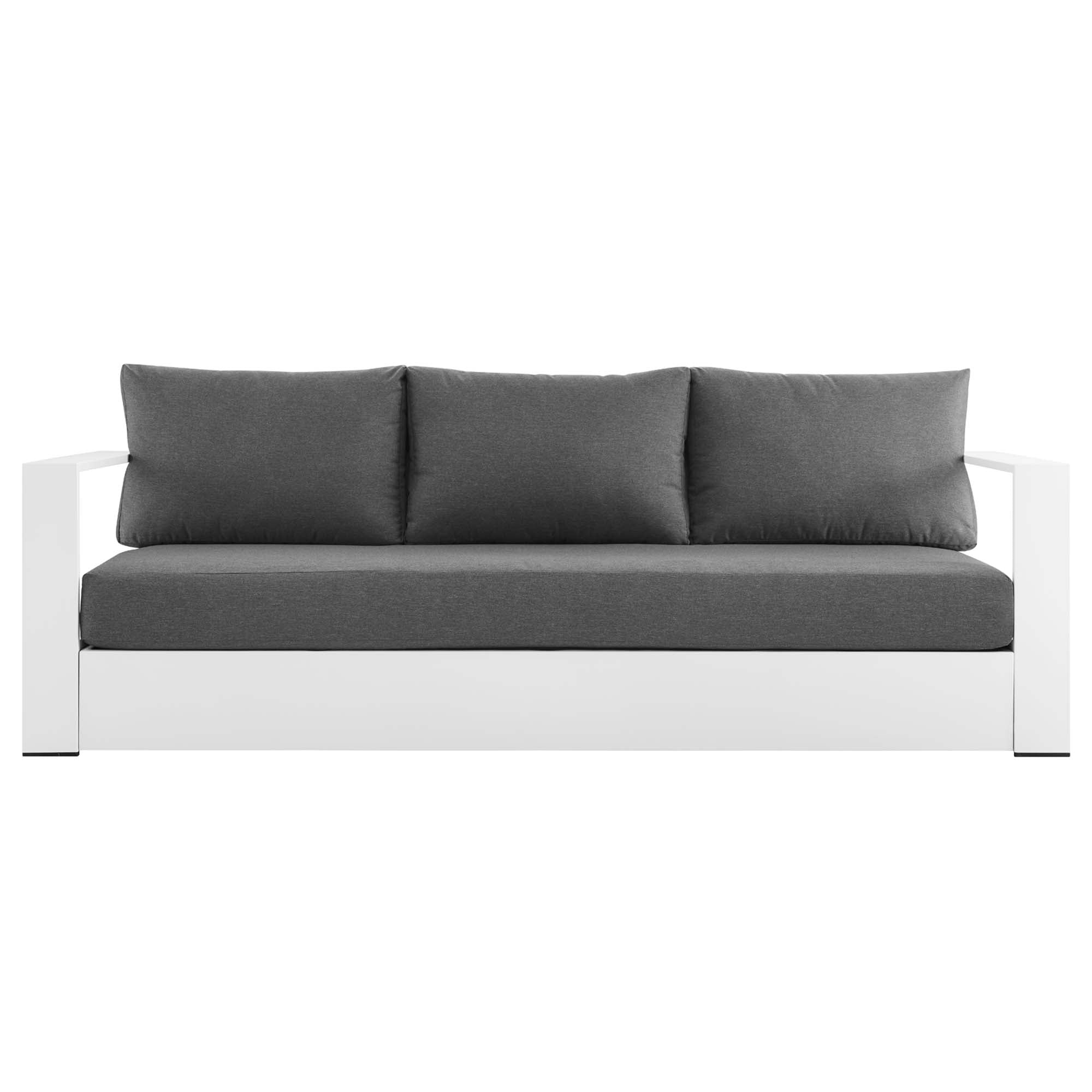 Modway Tahoe Outdoor Patio Powder-Coated Aluminum Sofa