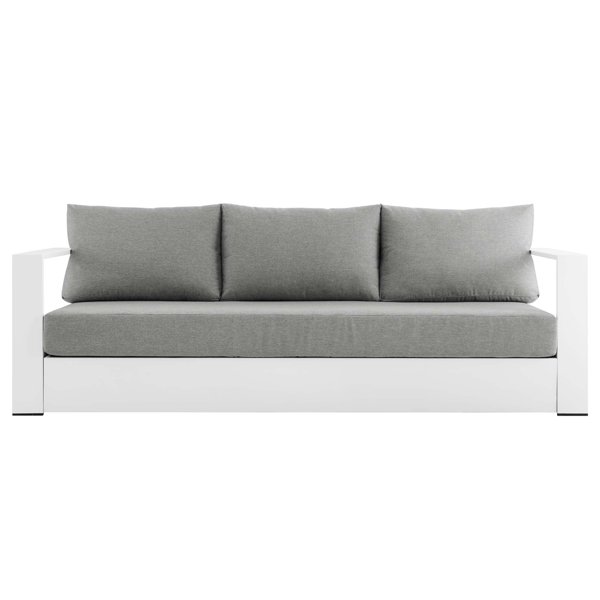 Modway Tahoe Outdoor Patio Powder-Coated Aluminum Sofa