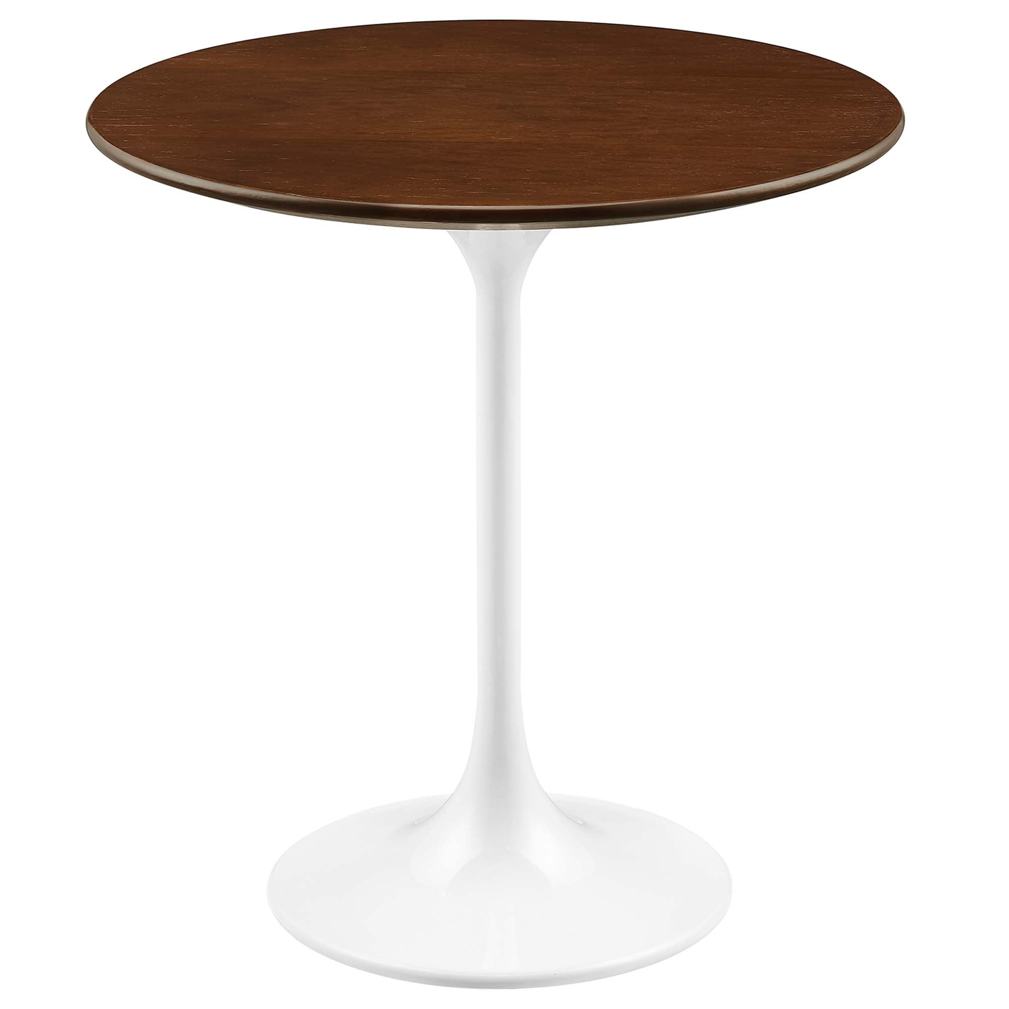 Modway Lippa 20" Round Wood Side Table