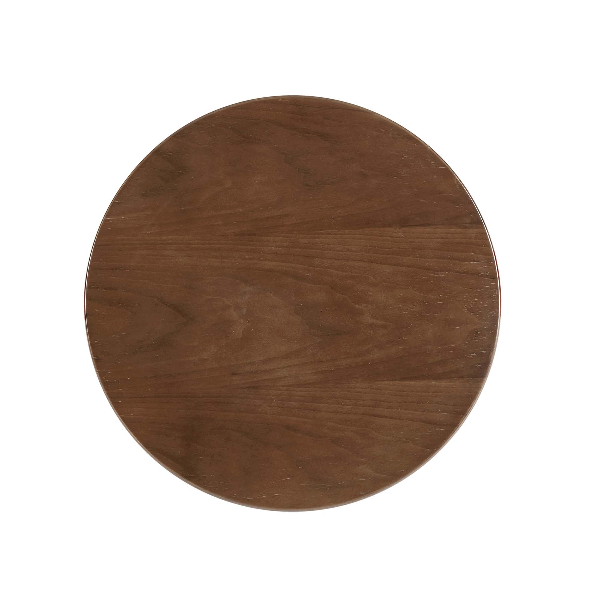 Modway Lippa 20" Round Wood Side Table