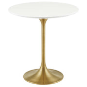 Modway Lippa 20" Round Wood Side Table