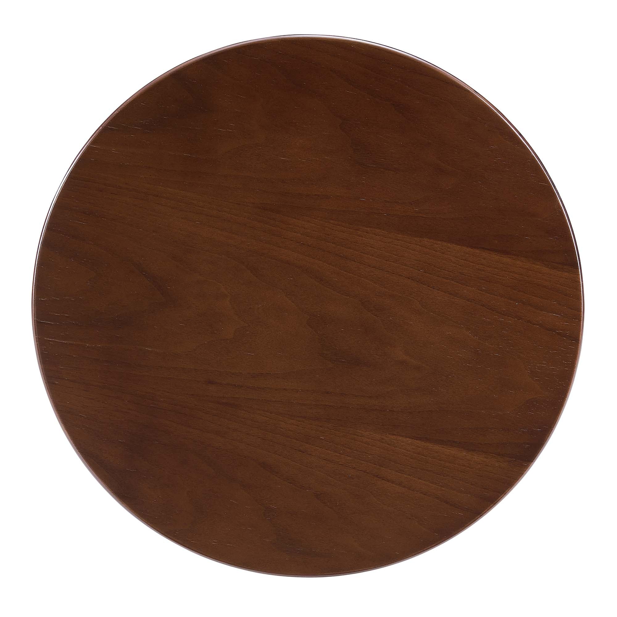 Modway Lippa 20" Round Wood Side Table