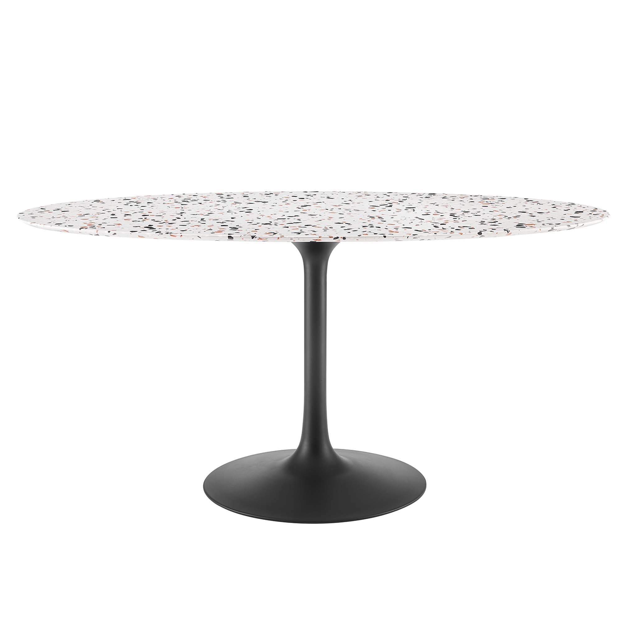 Modway Lippa 60" Oval Terrazzo Dining Table