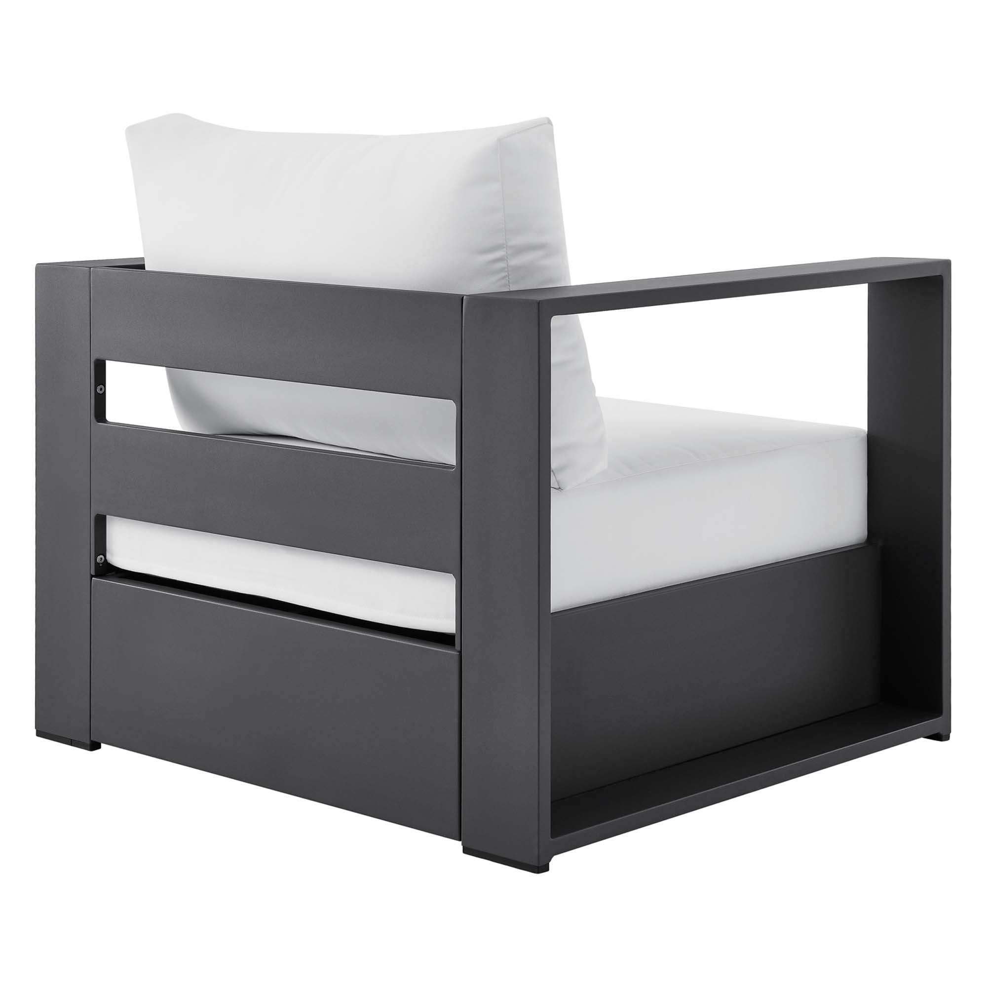 Modway Tahoe 3-Piece Outdoor Patio Powder-Coated Aluminum Set