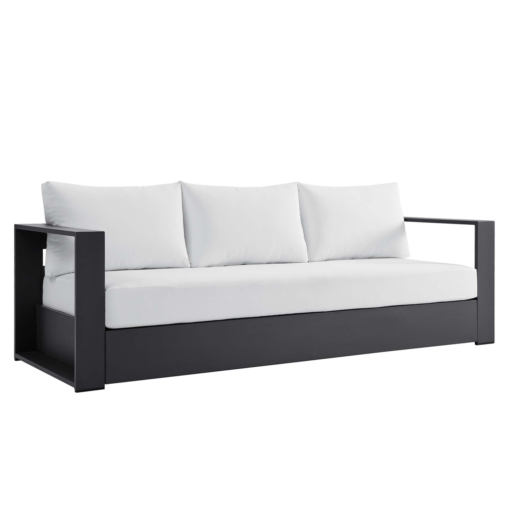 Modway Tahoe 3-Piece Outdoor Patio Powder-Coated Aluminum Set