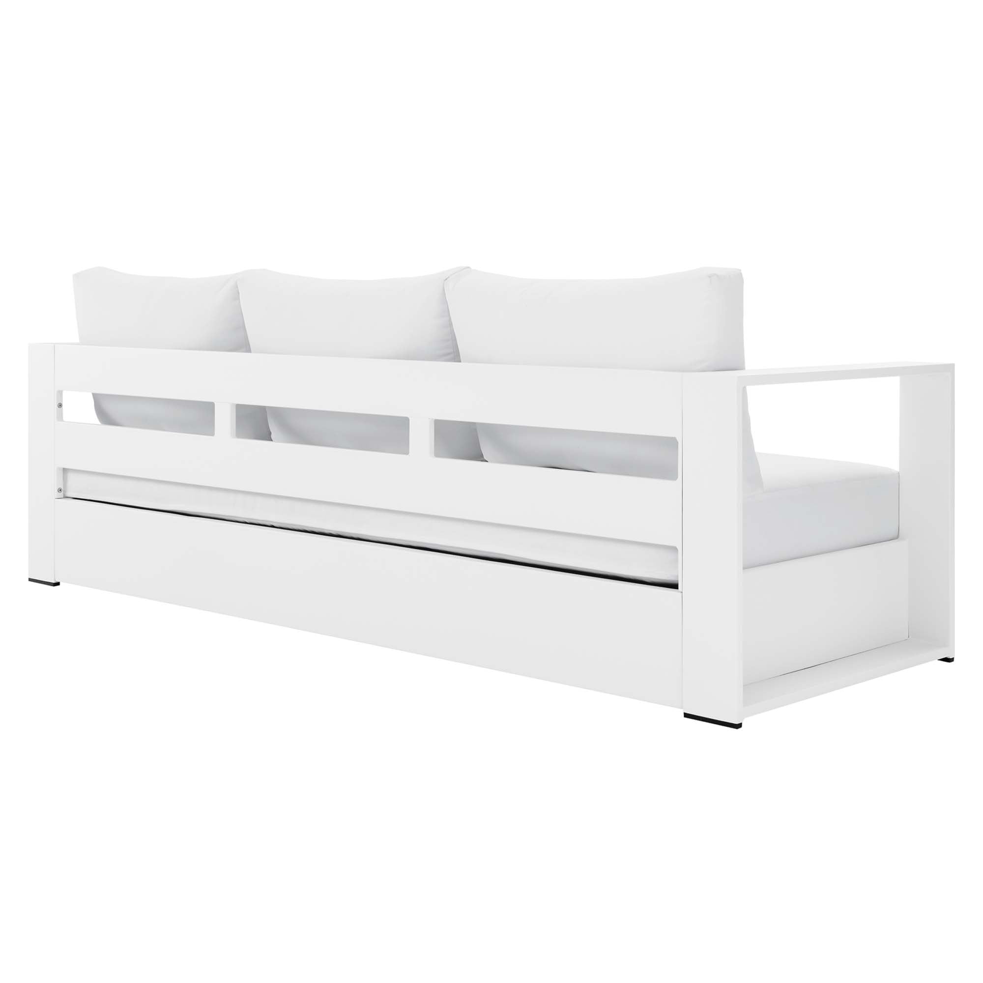 Modway Tahoe 3-Piece Outdoor Patio Powder-Coated Aluminum Set