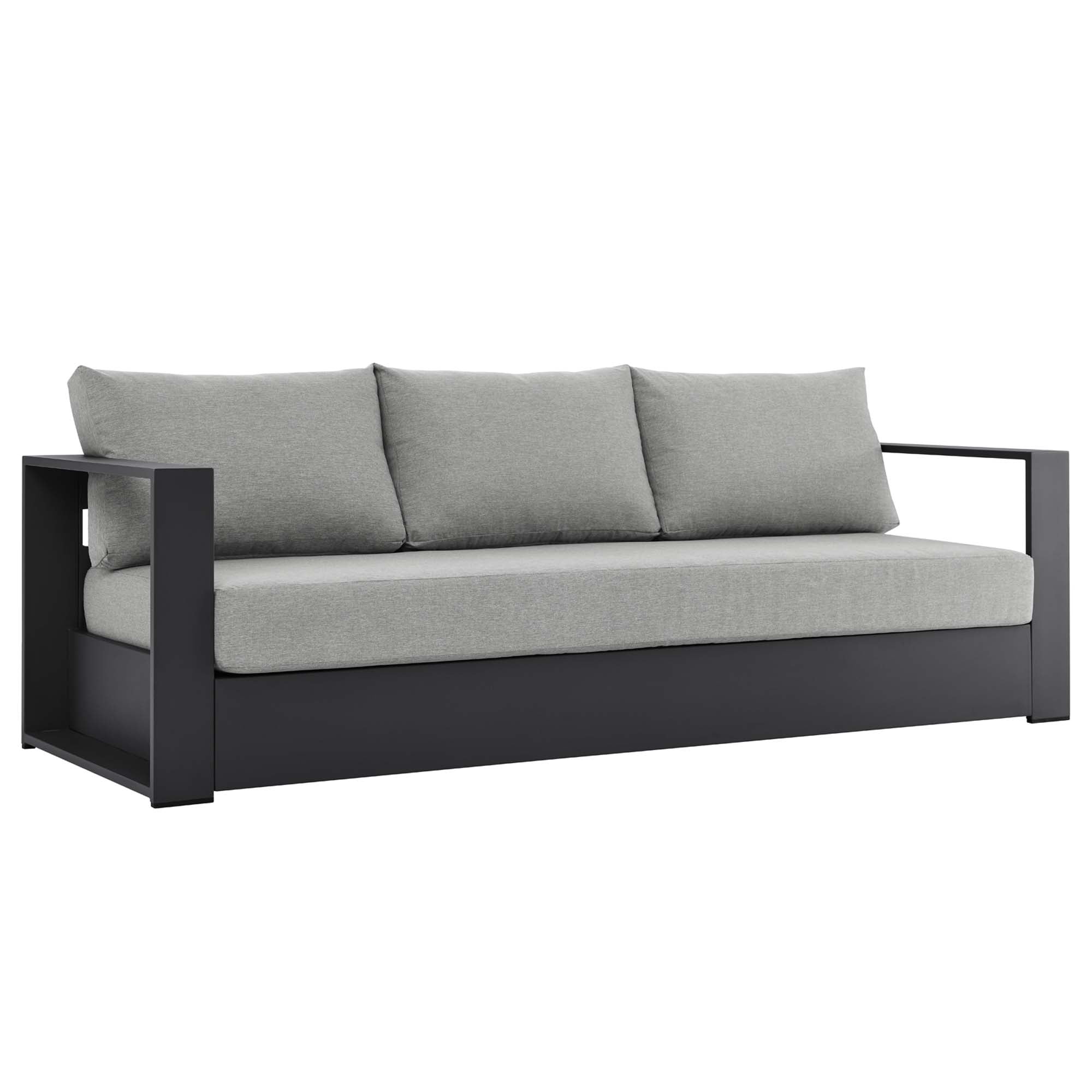 Modway Tahoe 4-Piece Outdoor Patio Powder-Coated Aluminum Set