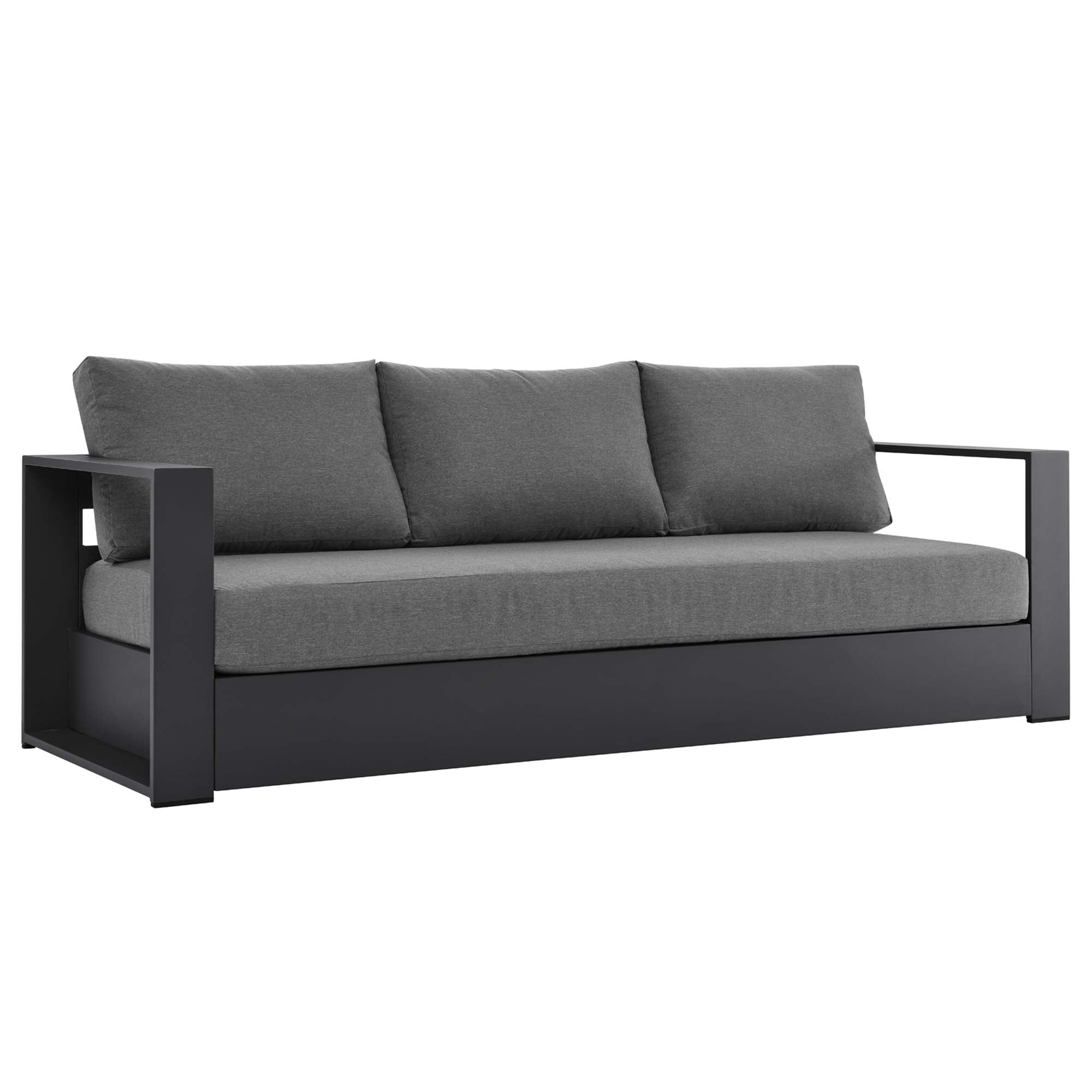 Modway Tahoe 2-Piece Outdoor Patio Powder-Coated Aluminum Set