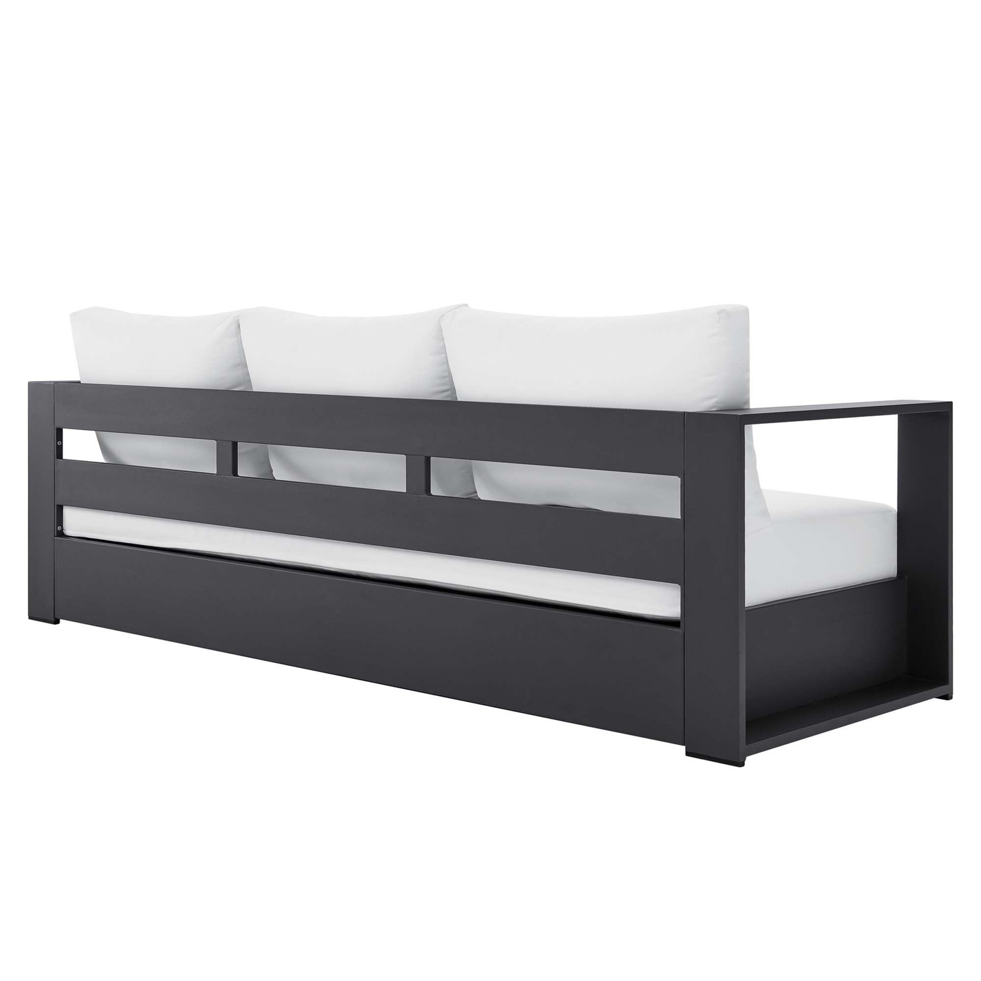 Modway Tahoe 2-Piece Outdoor Patio Powder-Coated Aluminum Set