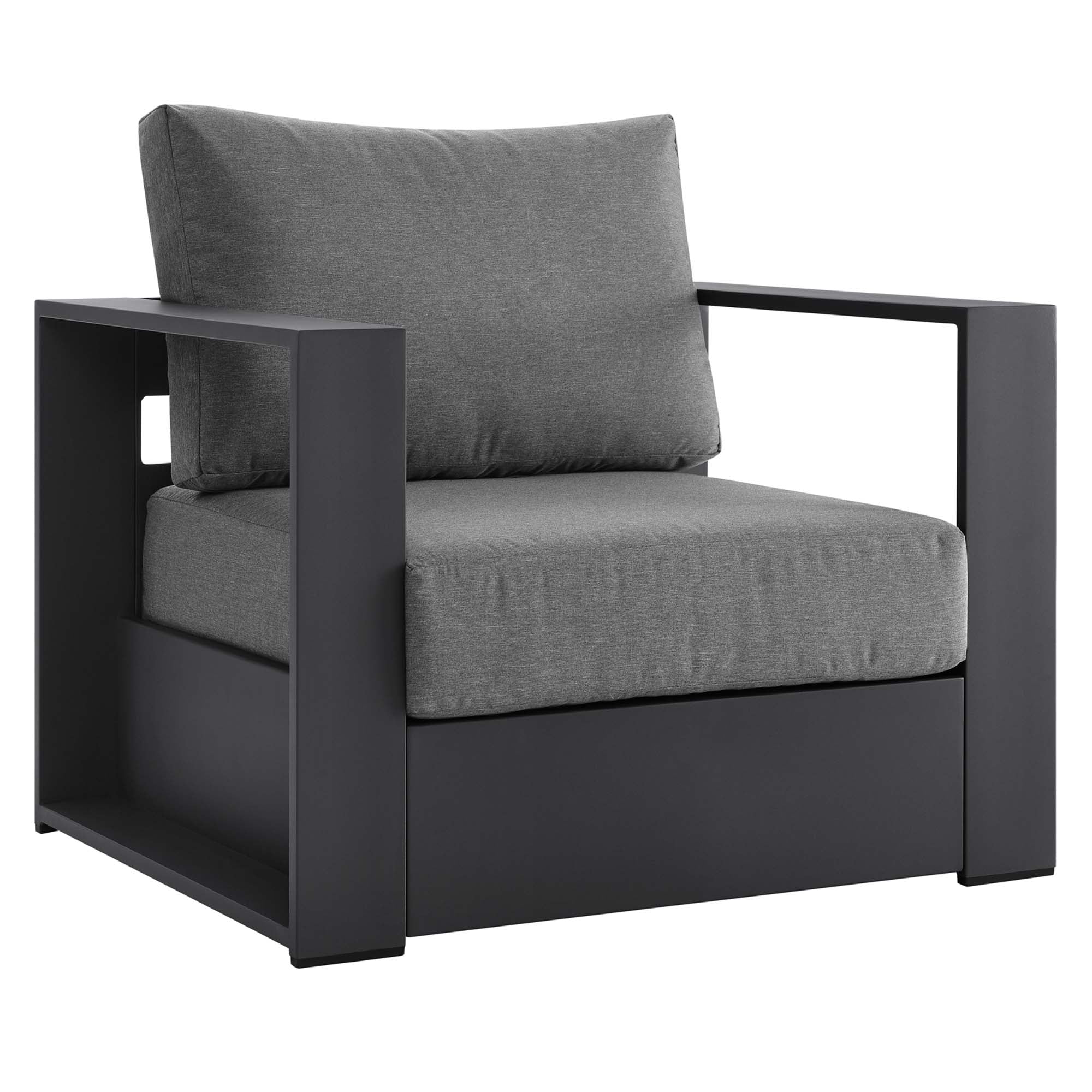 Modway Tahoe 2-Piece Outdoor Patio Powder-Coated Aluminum Armchair Set