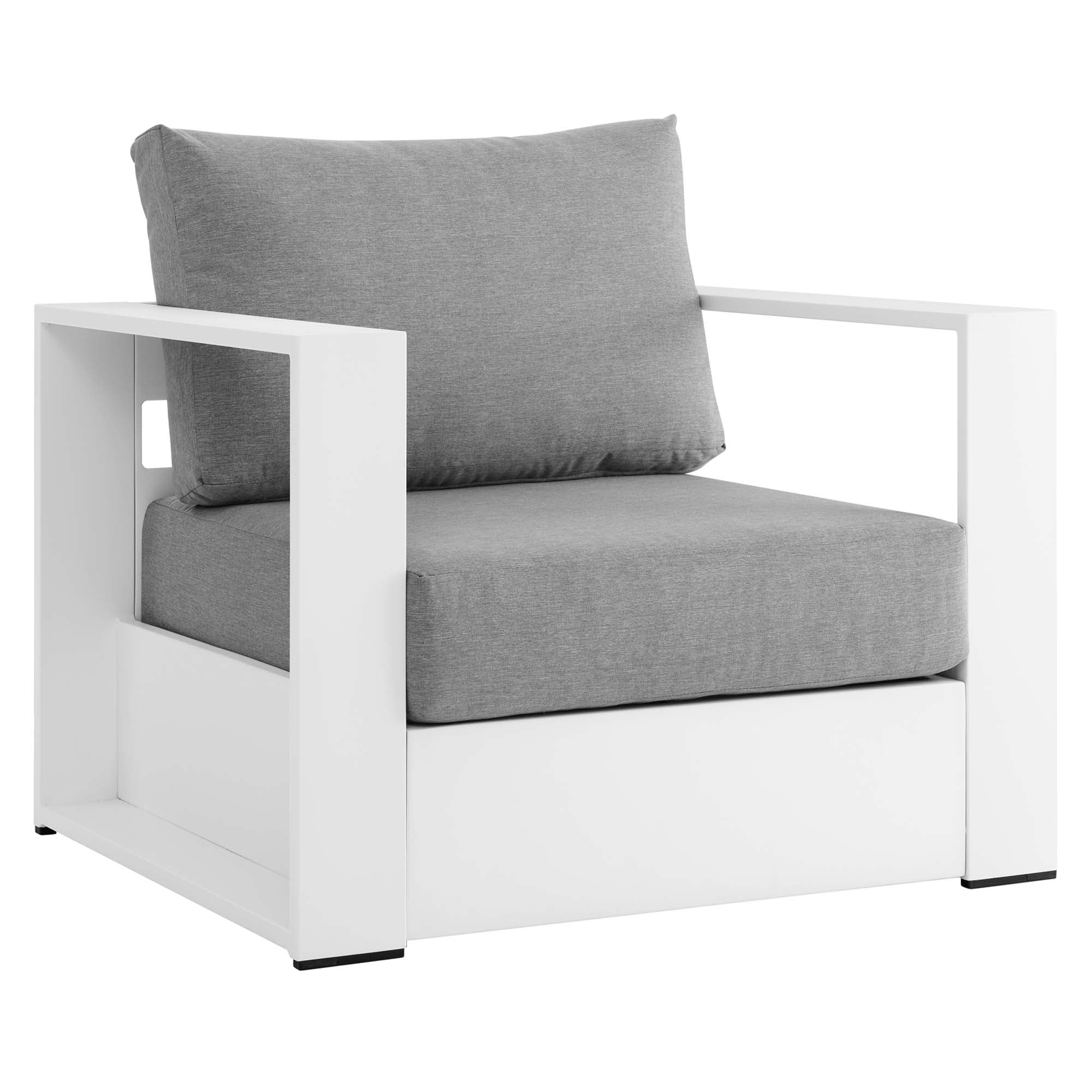 Modway Tahoe 2-Piece Outdoor Patio Powder-Coated Aluminum Armchair Set