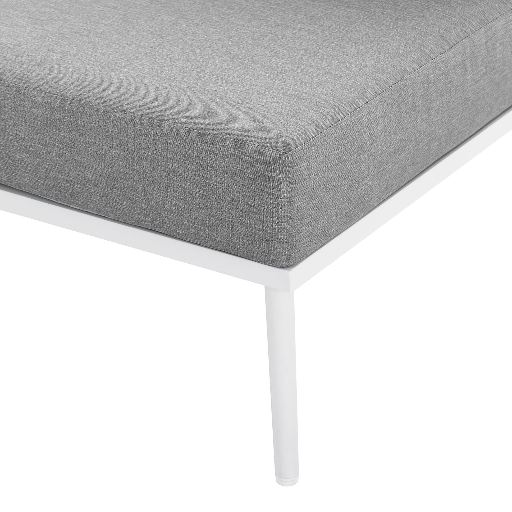 Modway Stance Outdoor Patio Aluminum Large Sectional Sofa