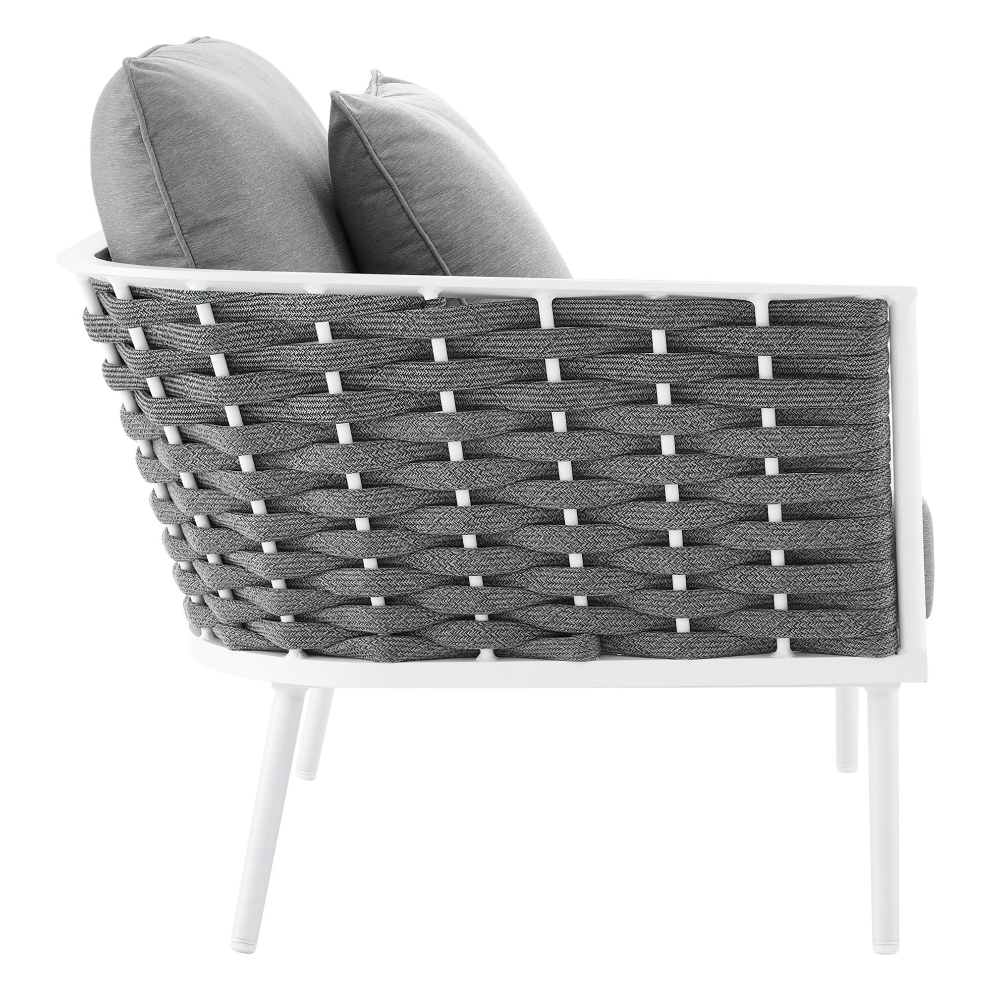 Modway Stance Outdoor Patio Aluminum Large Sectional Sofa