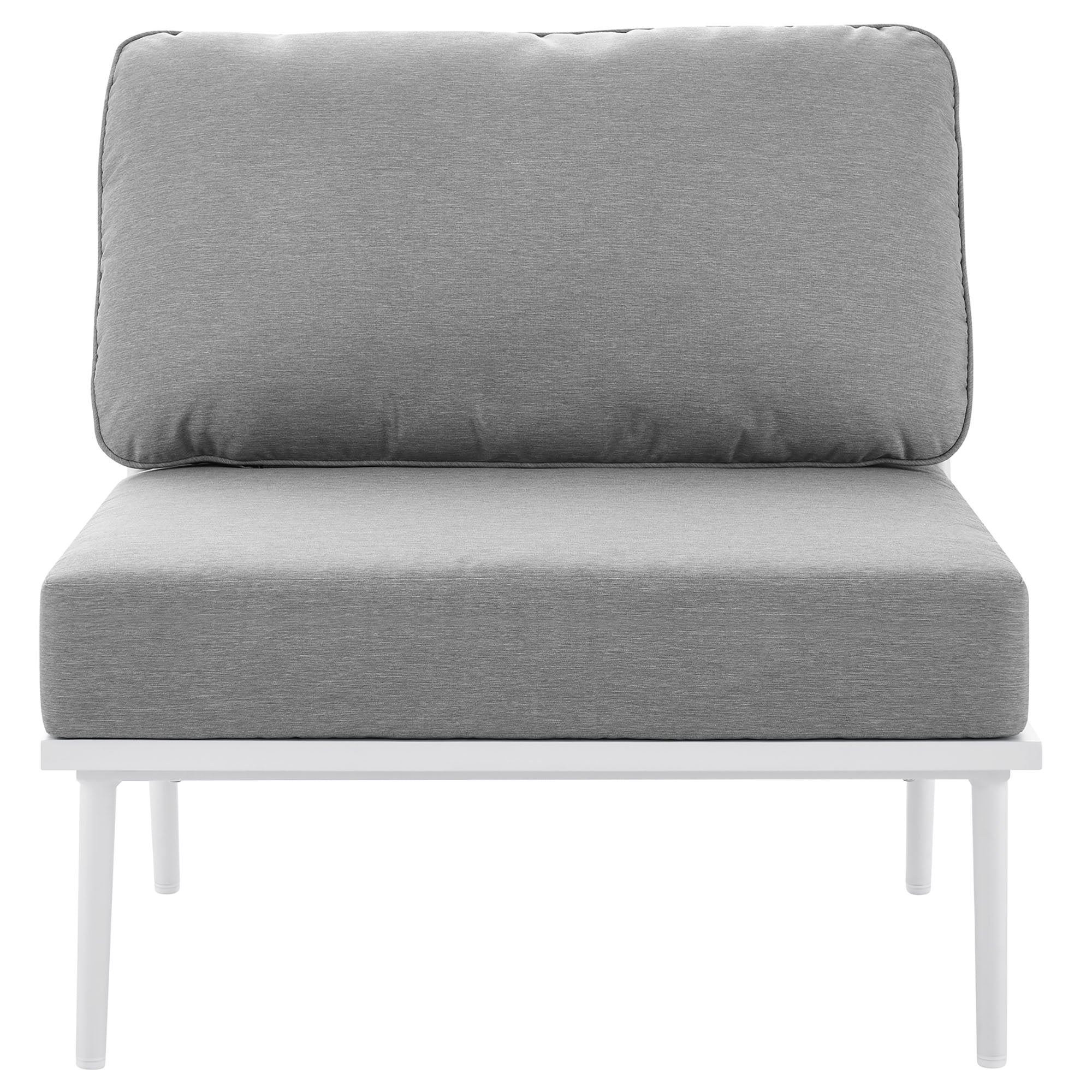 Modway Stance Outdoor Patio Aluminum Large Sectional Sofa