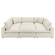 Modway EEI-5761 Commix 6-Piece Down Filled Overstuffed Sectional Sofa