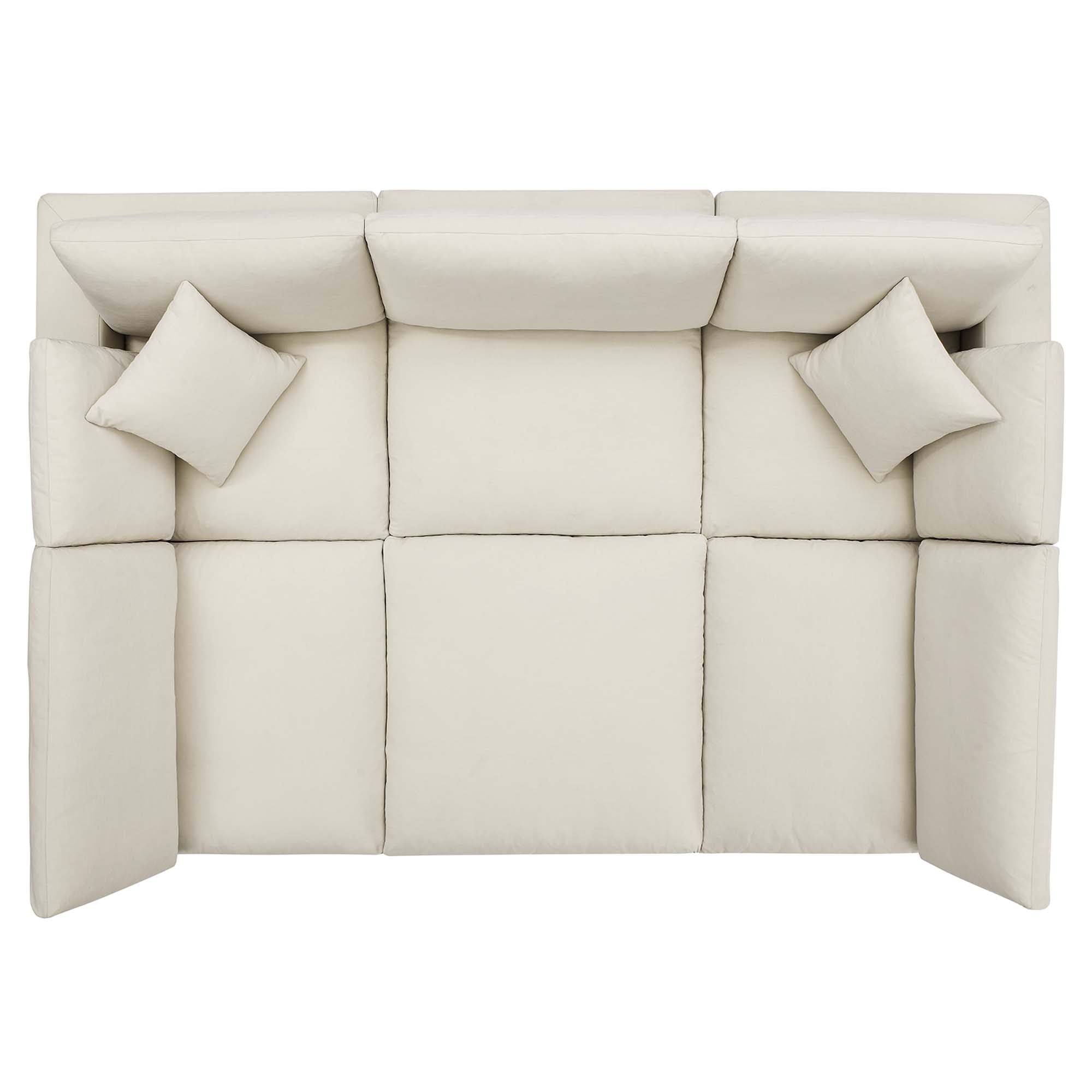 Modway EEI-5761 Commix 6-Piece Down Filled Overstuffed Sectional Sofa